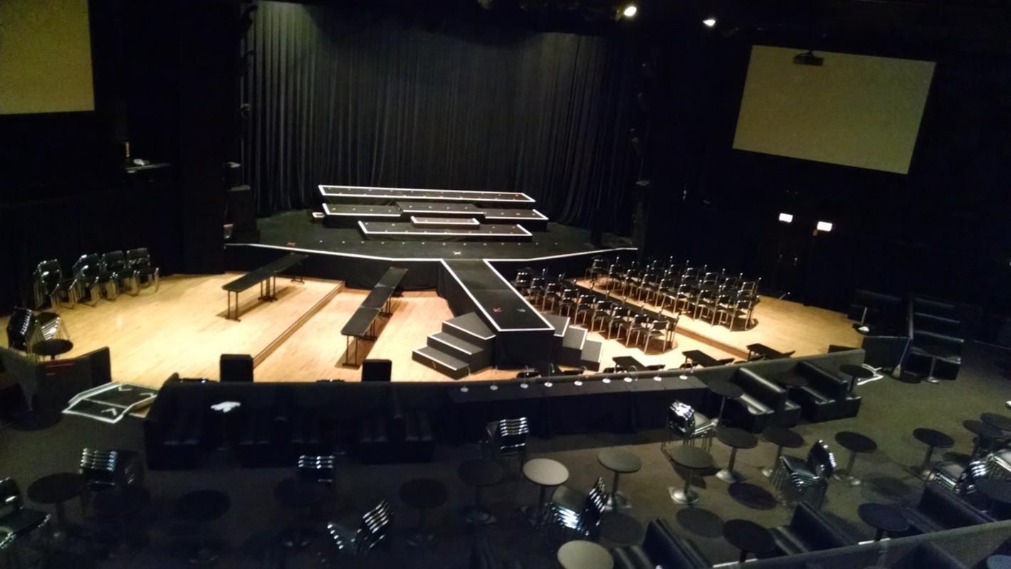 Pageant set-up