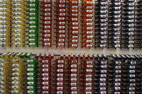 Adirondack Winery Wall of Wine