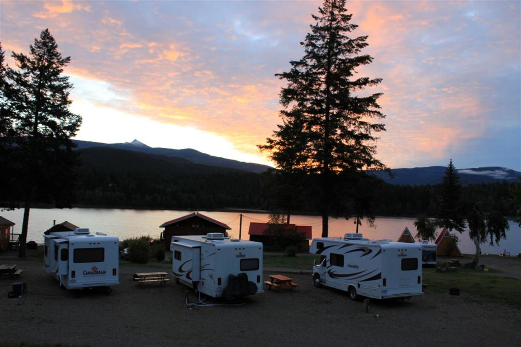 Dutch Lake Campground sunset