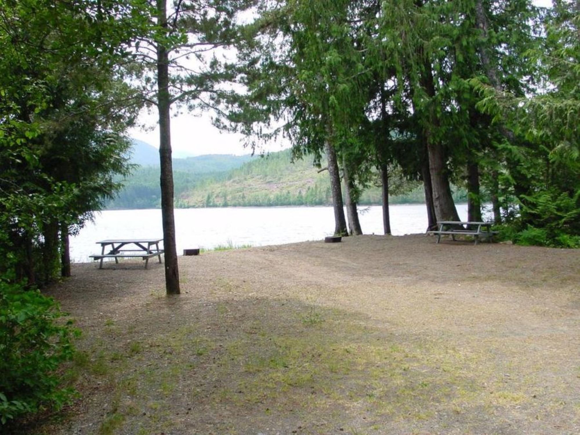 Horne Lake Regional Park Campsite
