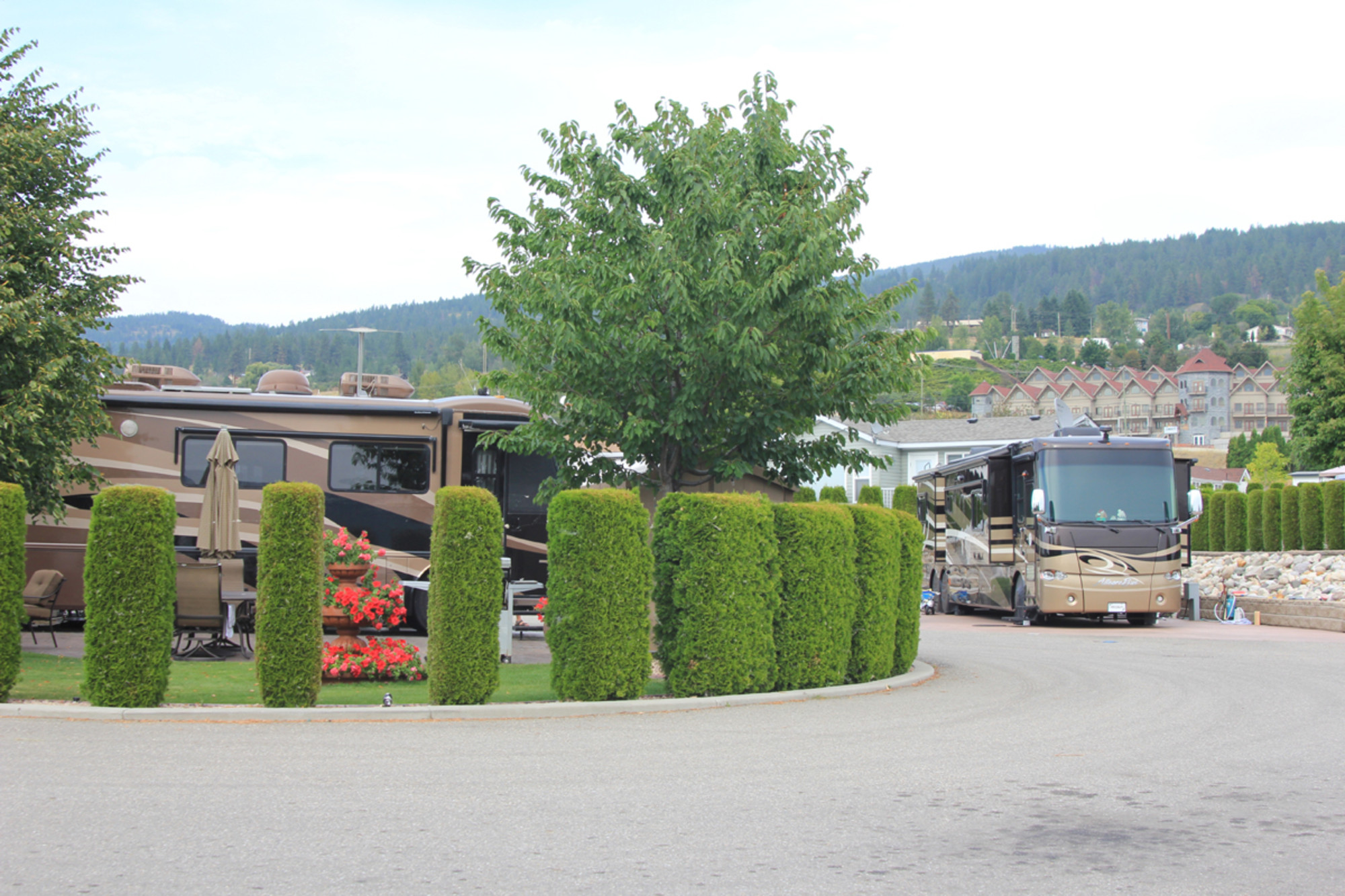Swan Lake Two Motorhomes