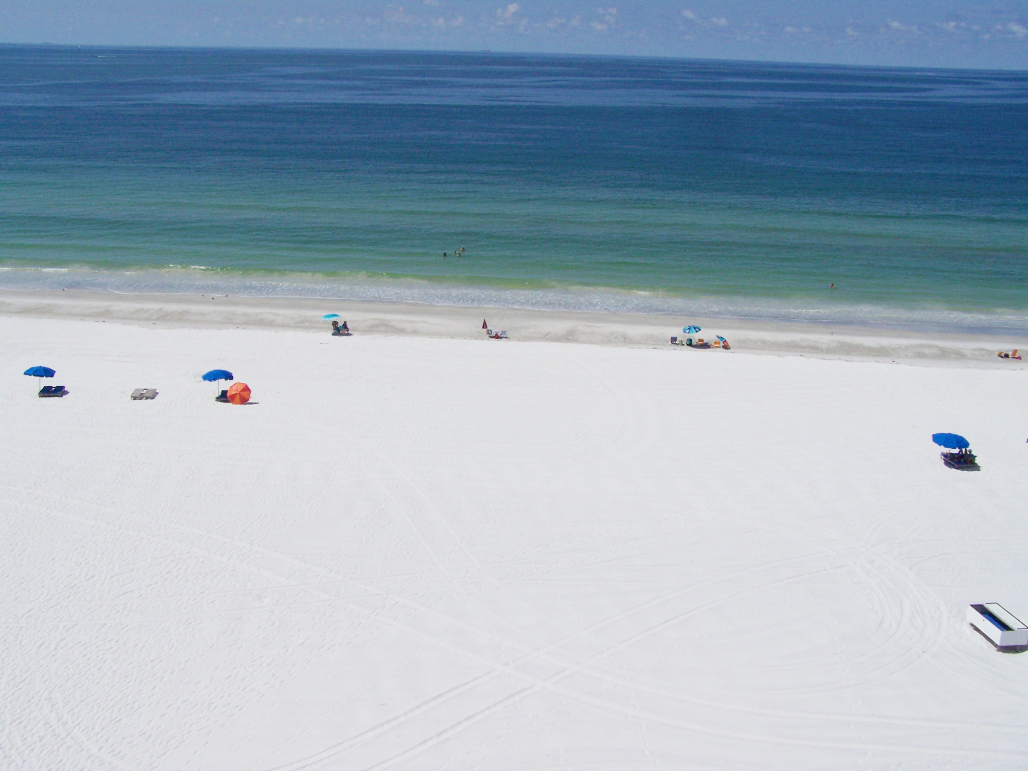 View of beach from Sea Breeze condo
