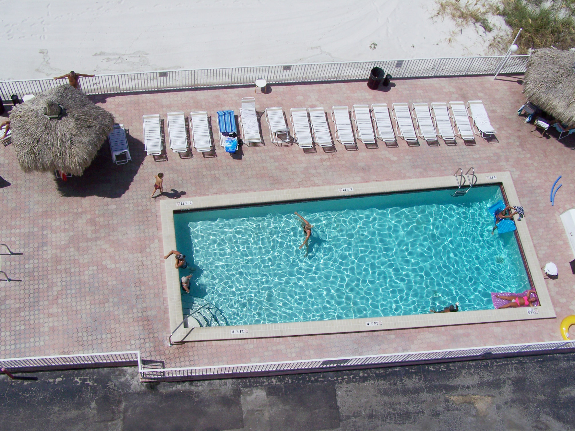 View of pool