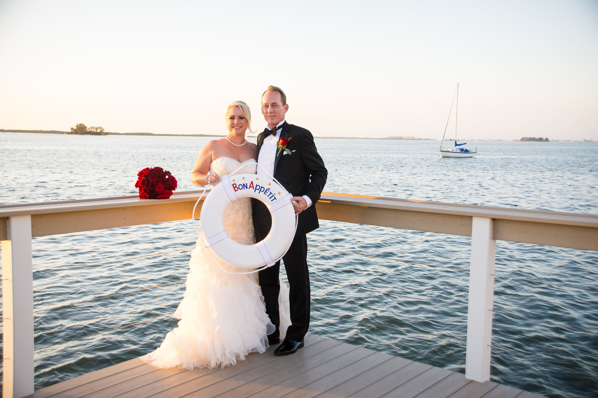 Couple on the Sunset Pier