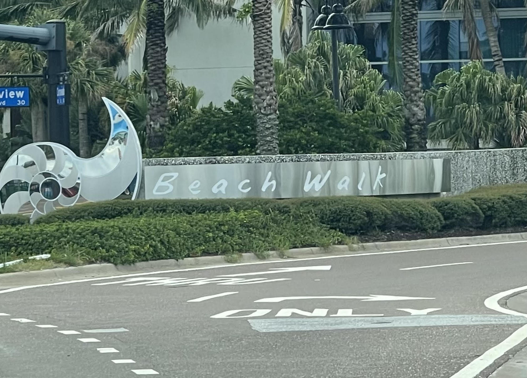 Beach Walk Sign