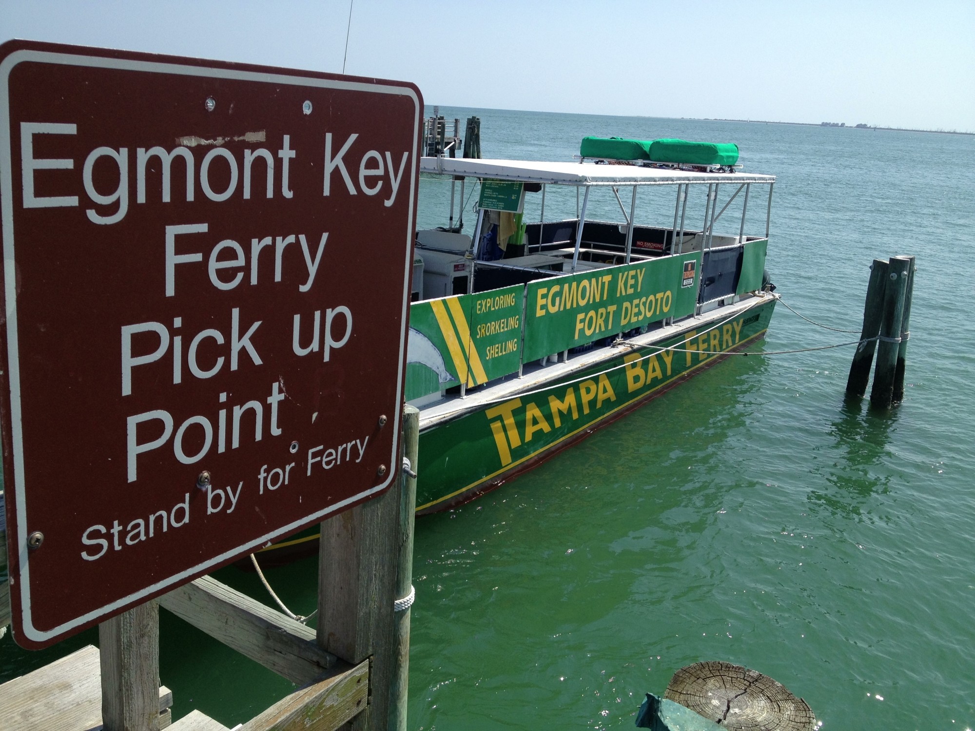 Egmont Key Ferry Pick Up Point