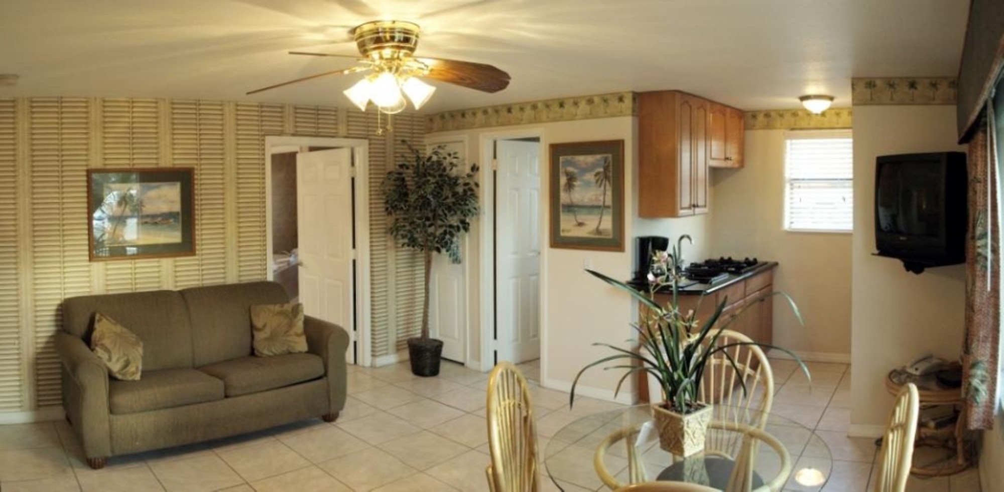 One and two bedrooms available.