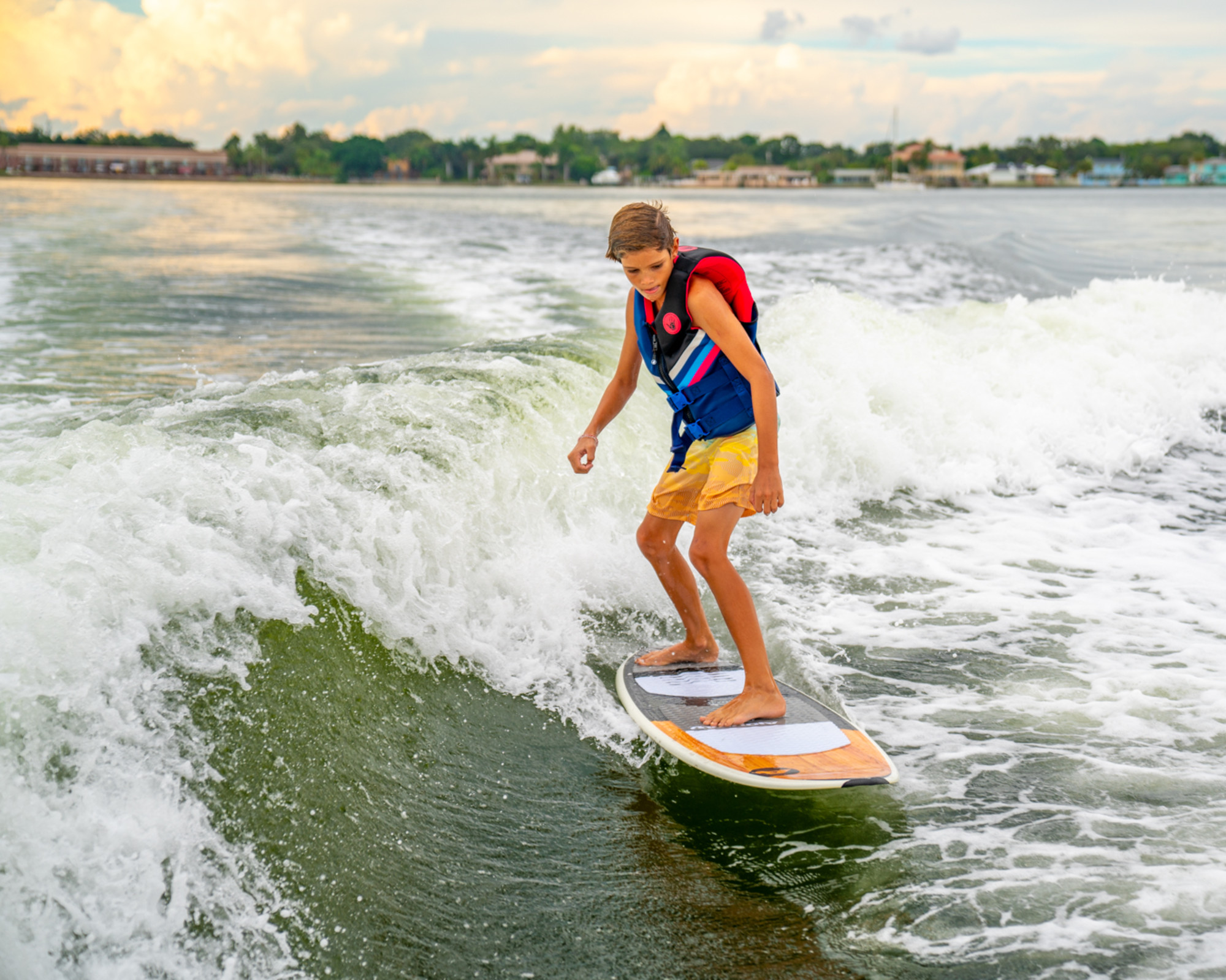 Kid Wake Surfing