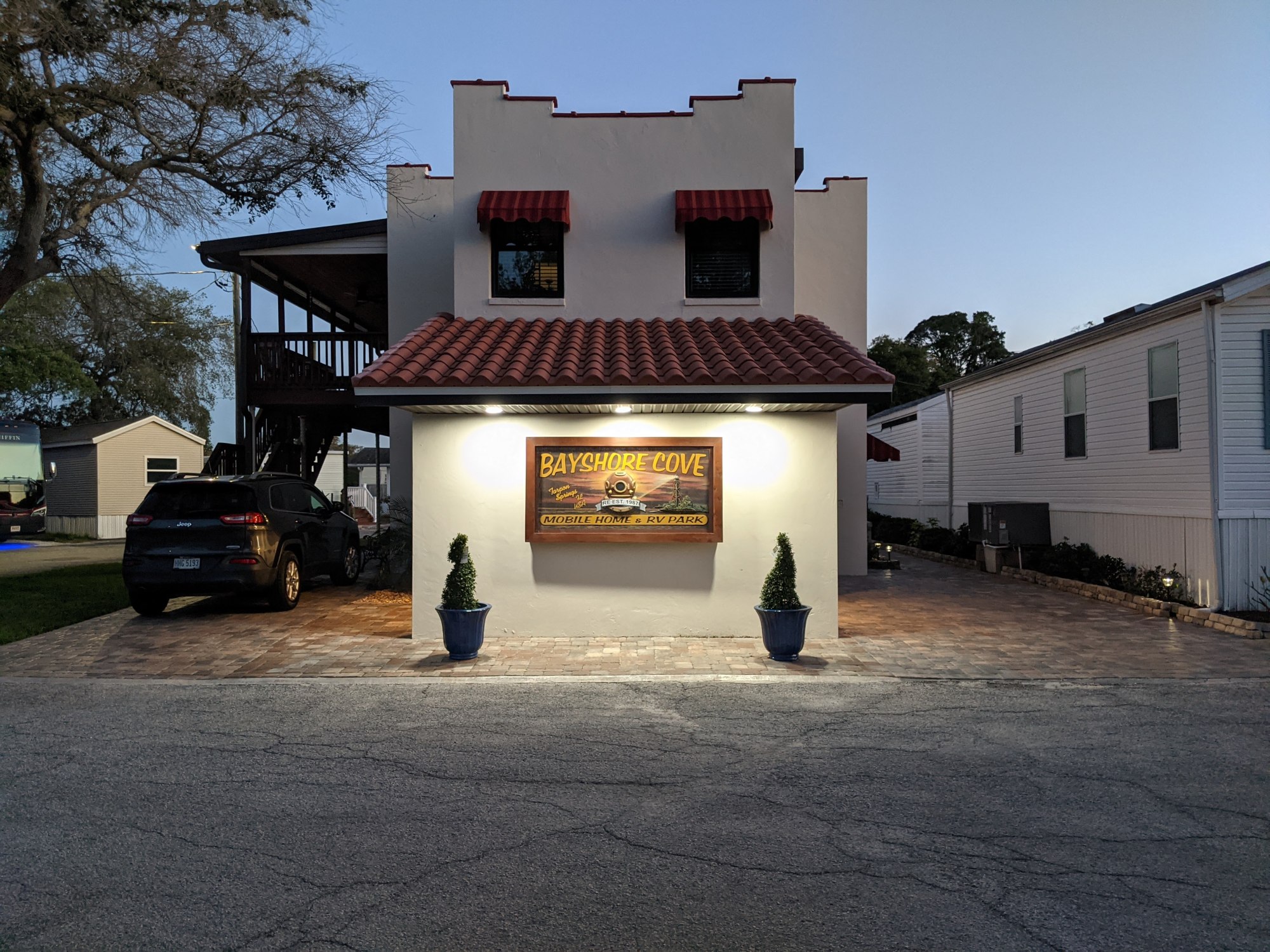 Bayshore Cove Mobile Home & RV Park Entrance