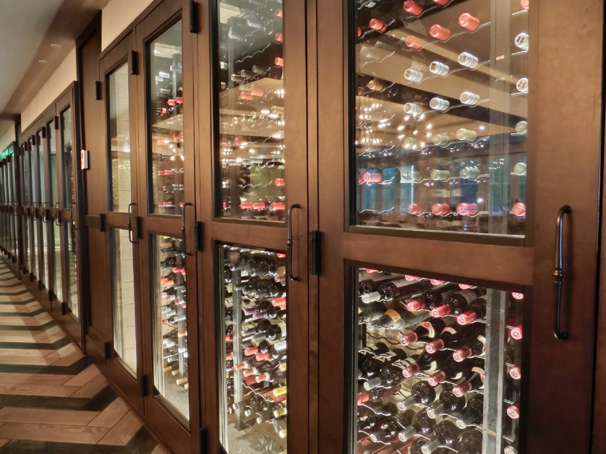 Birch and Vine Wine Wall