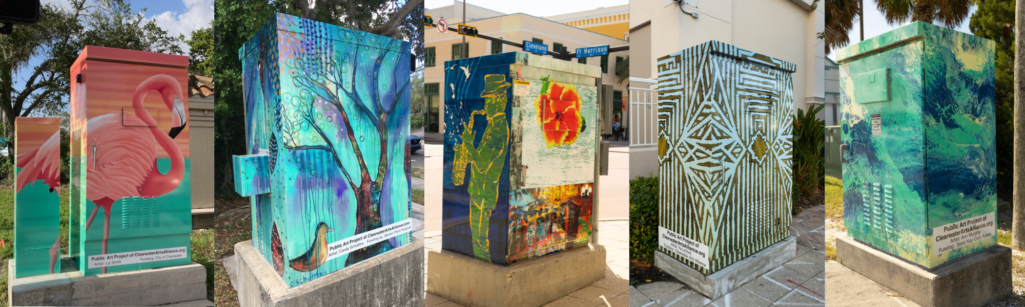 Art-Wrapped Signal Boxes