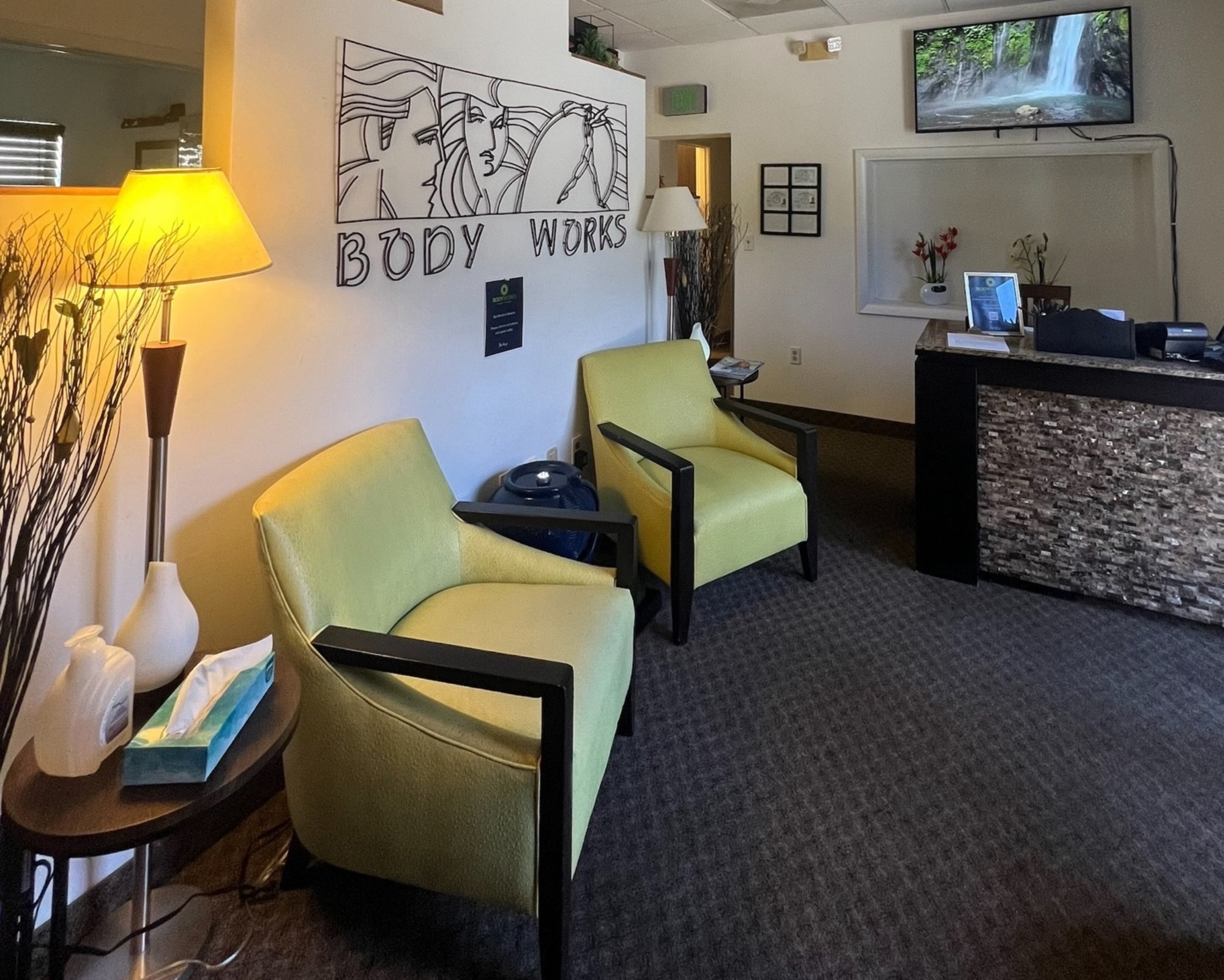 Lobby at BodyWorks Spa