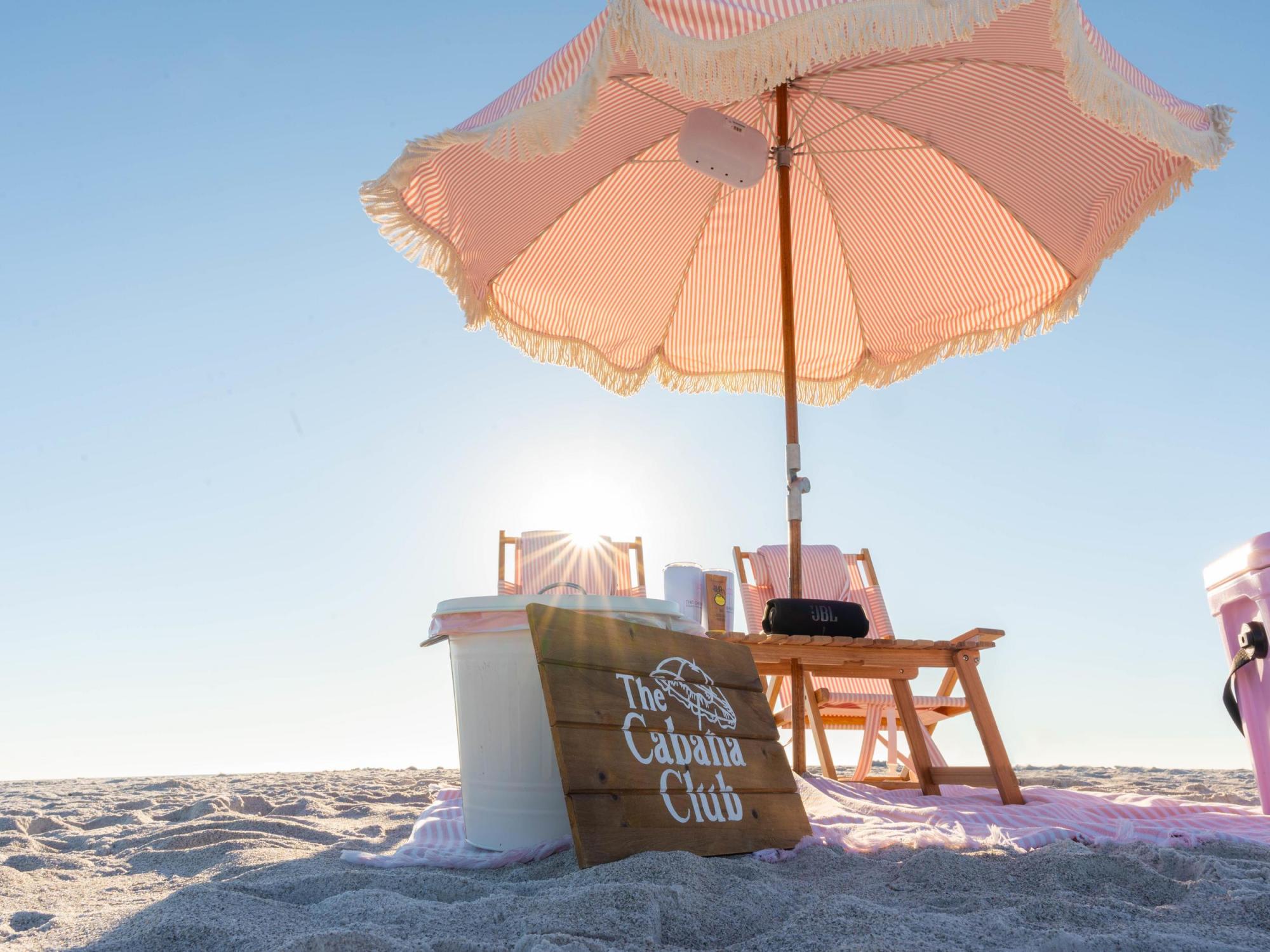 Cabana Club Umbrella Setup