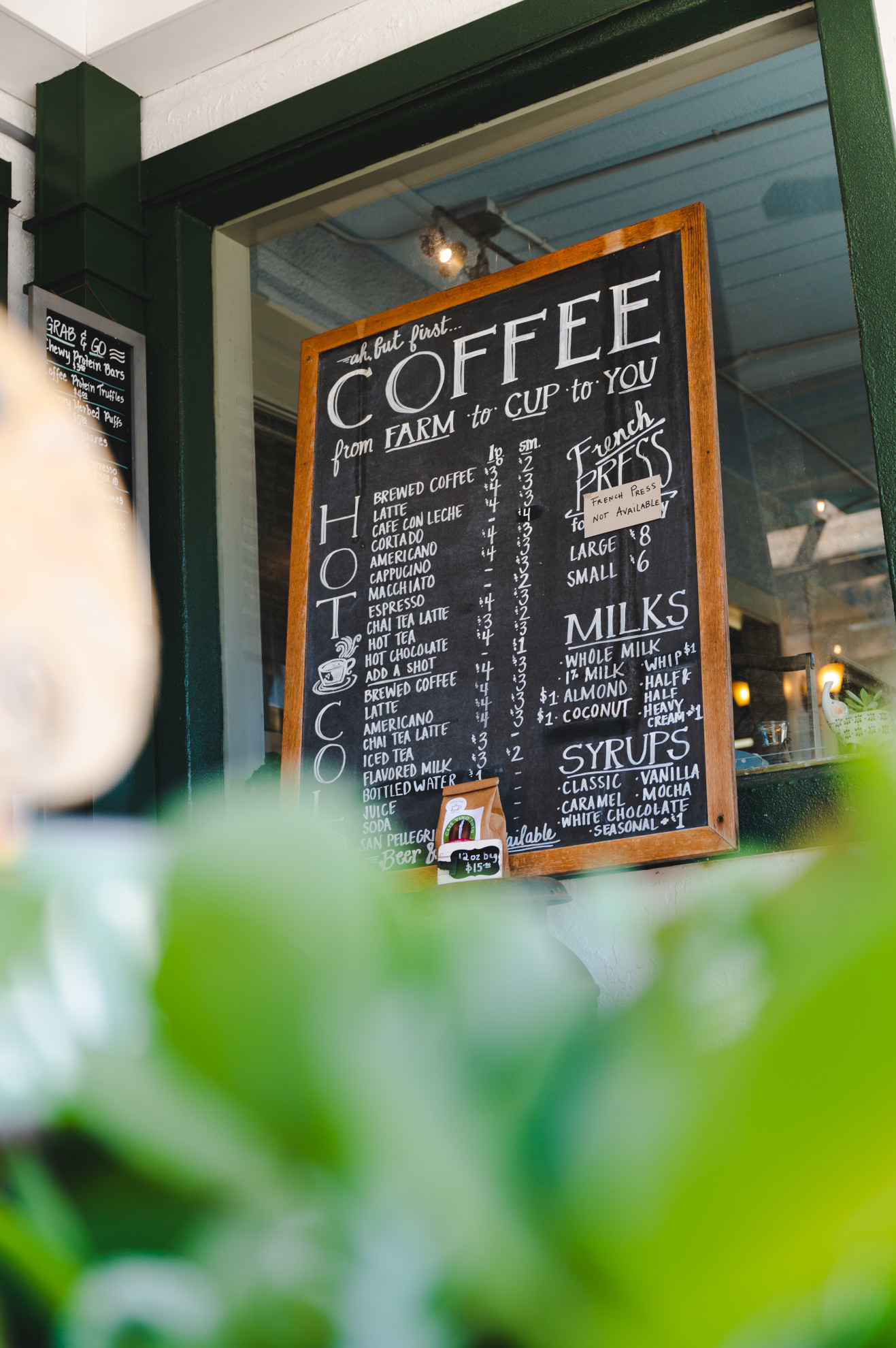 Cafe Menu
