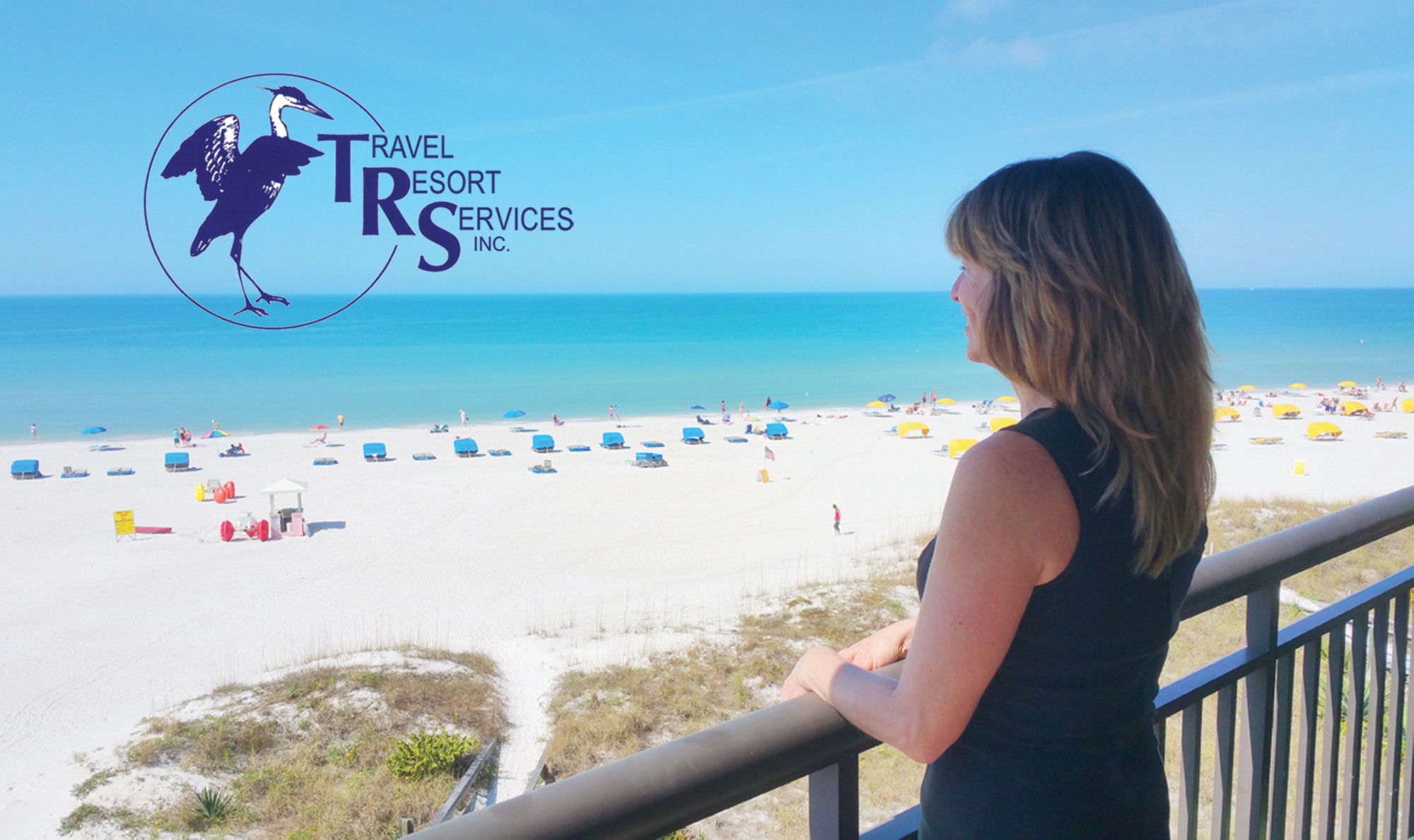 Balcony of Gulf front vacation condo by TRS-Travel Resort Services