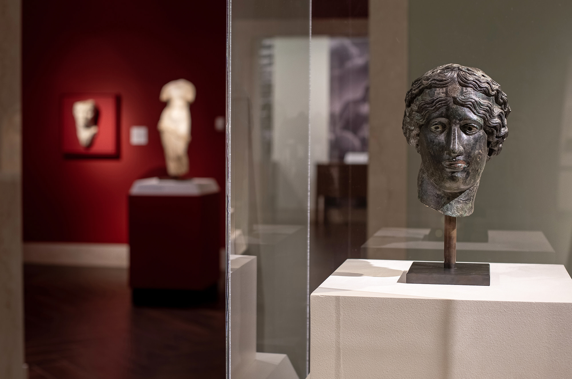 Dionysus Sculpture in Ancient Gallery