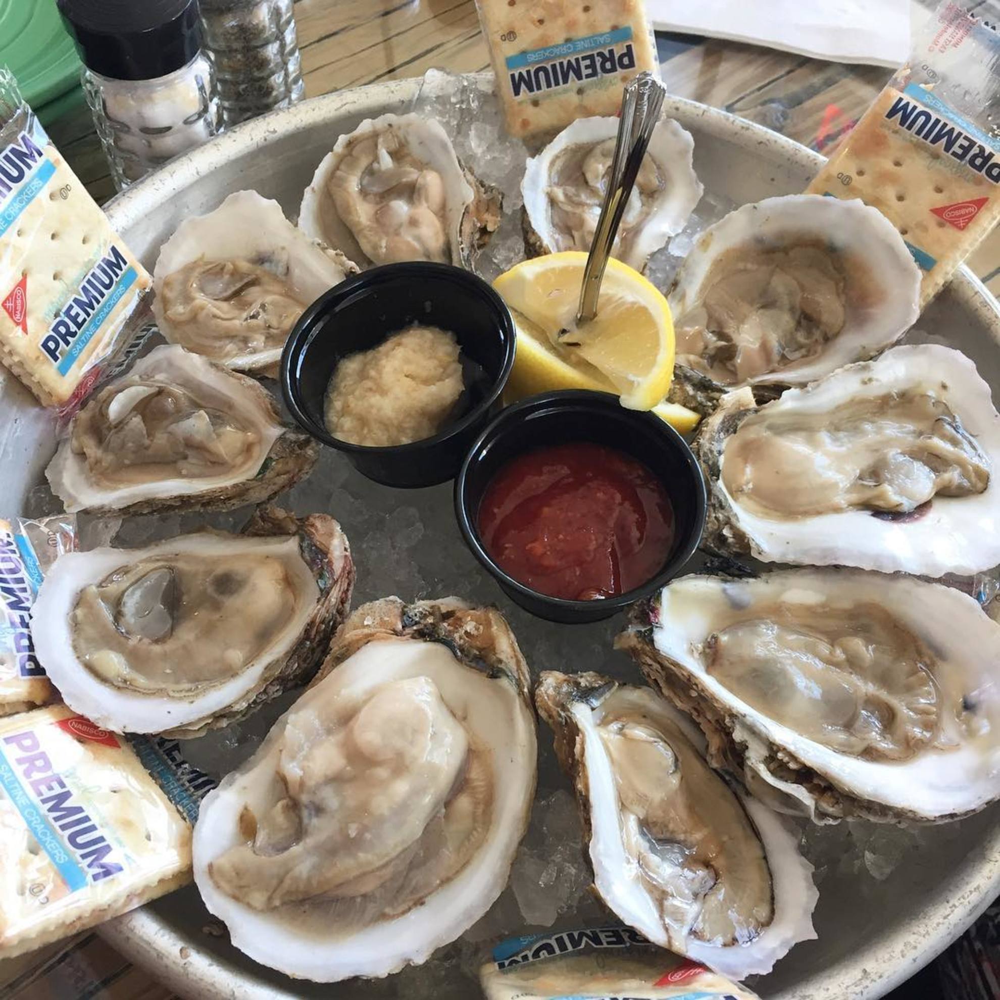 Shuck some fresh oysters at Salt Cracker!