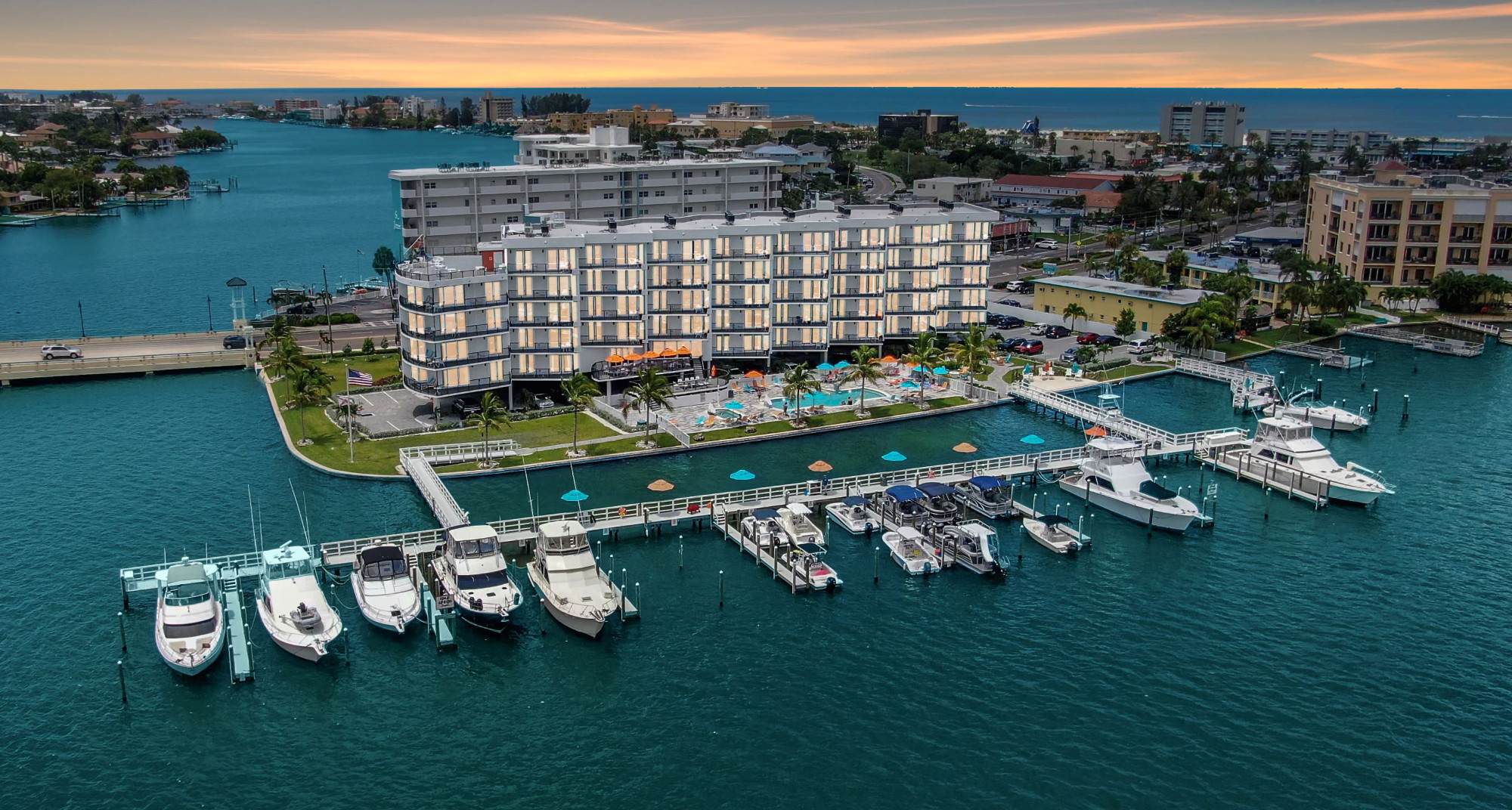 Aerial Waterfront View