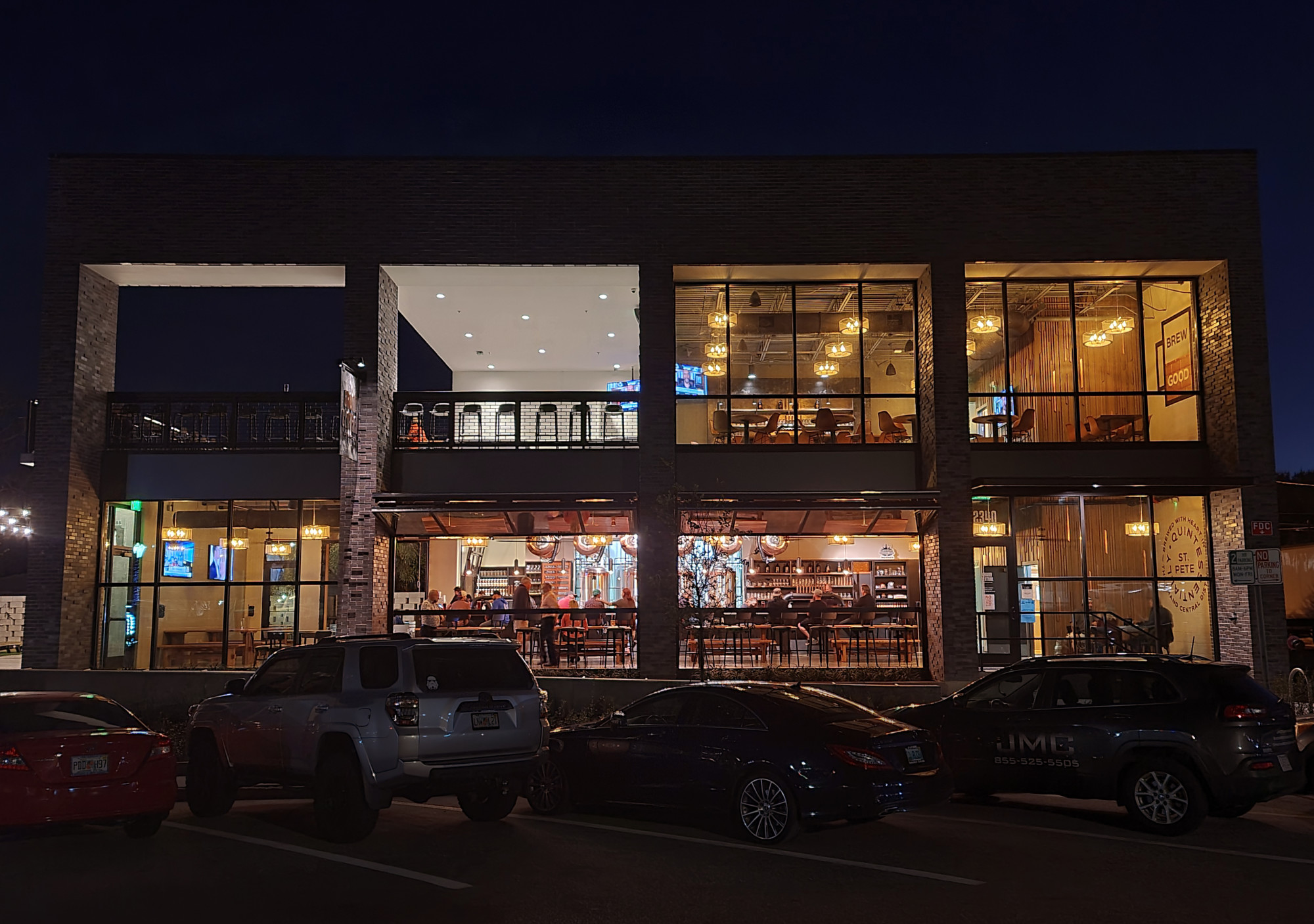 Grand Central Brewhouse Exterior Night