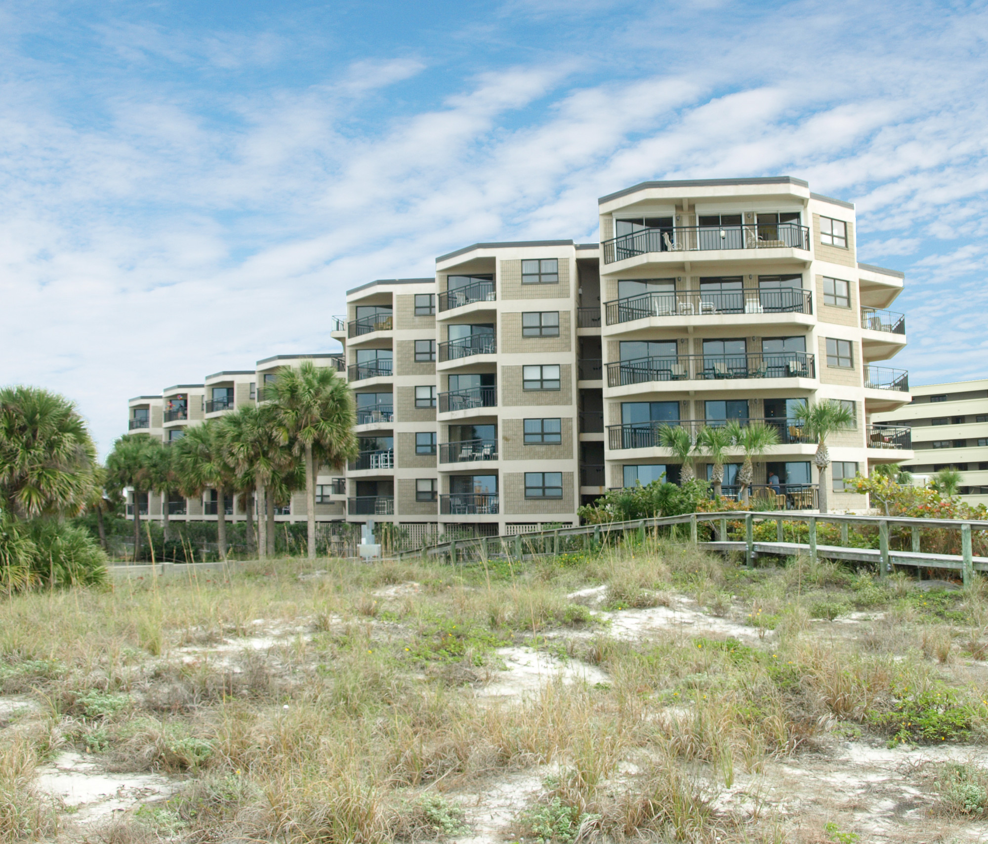 Gulf Strand Resort from beach