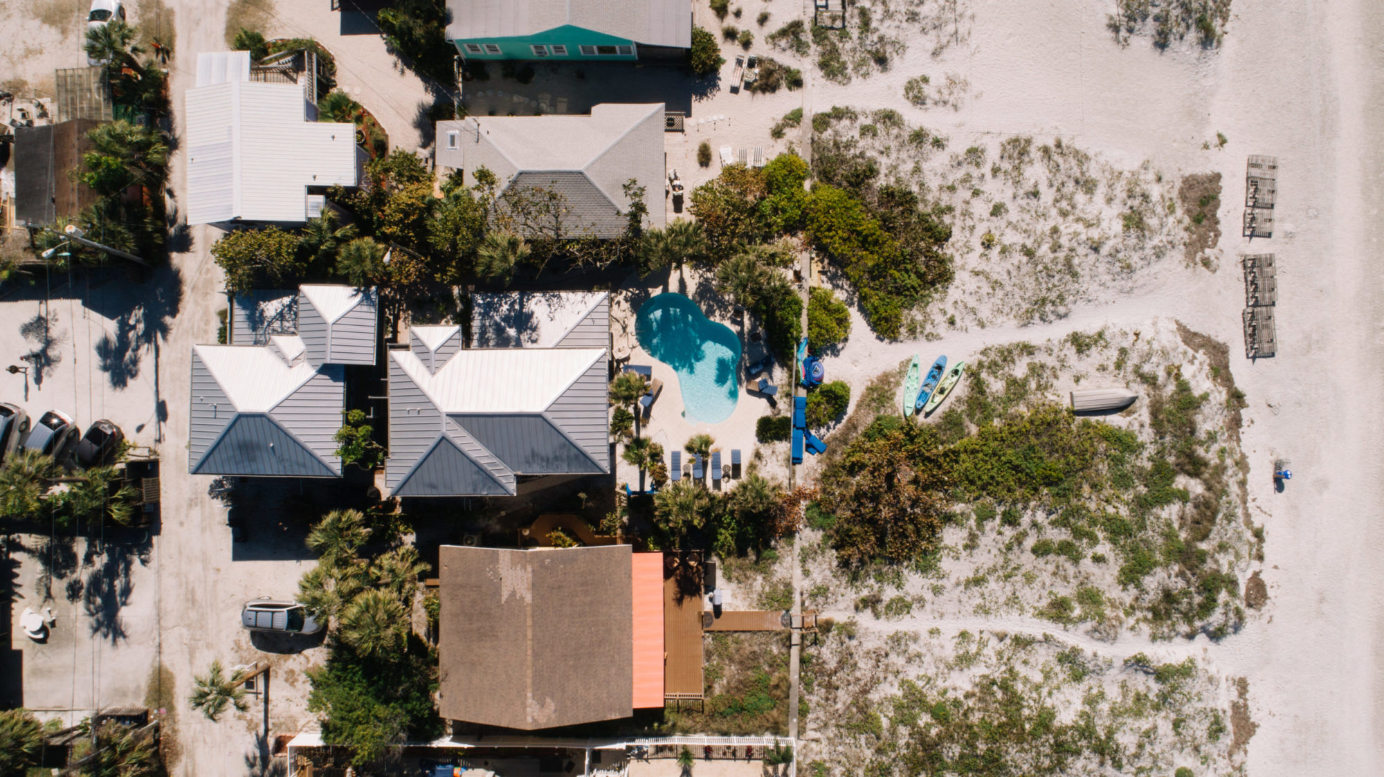 Indian Rocks Inn Aerial View