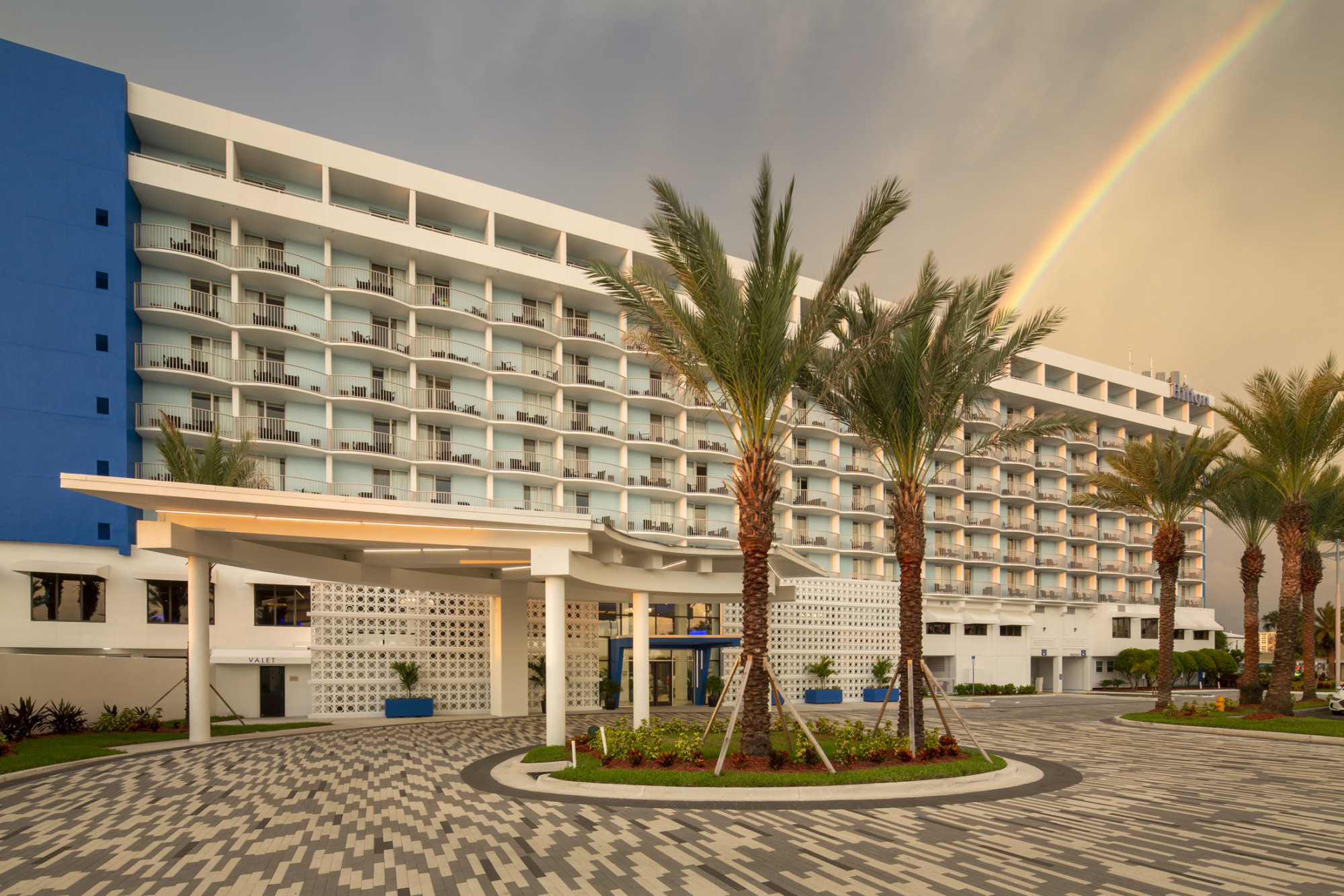 Hilton Clearwater Beach Front Entrance