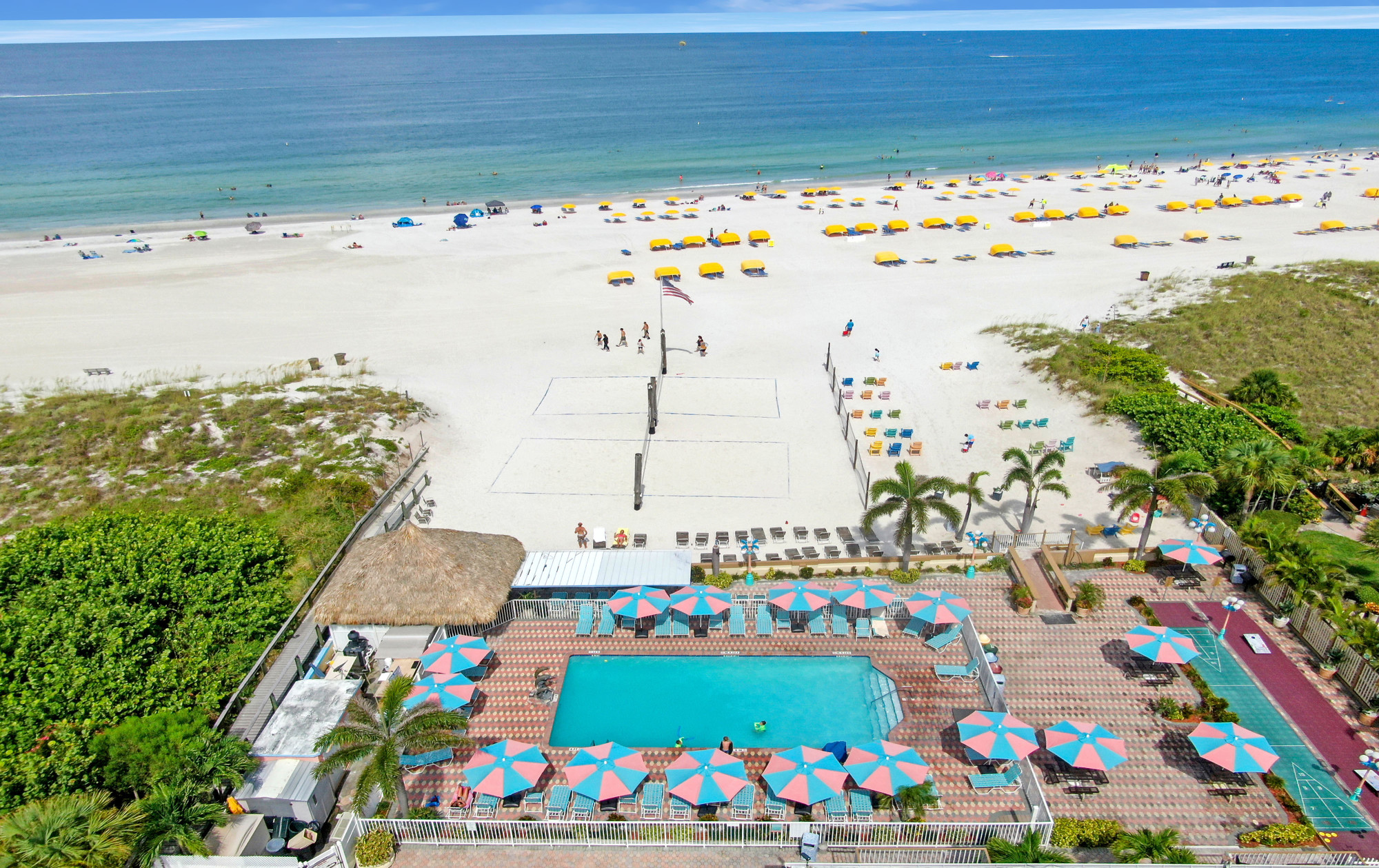 Plaza Beach Resort Aerial Photo 1