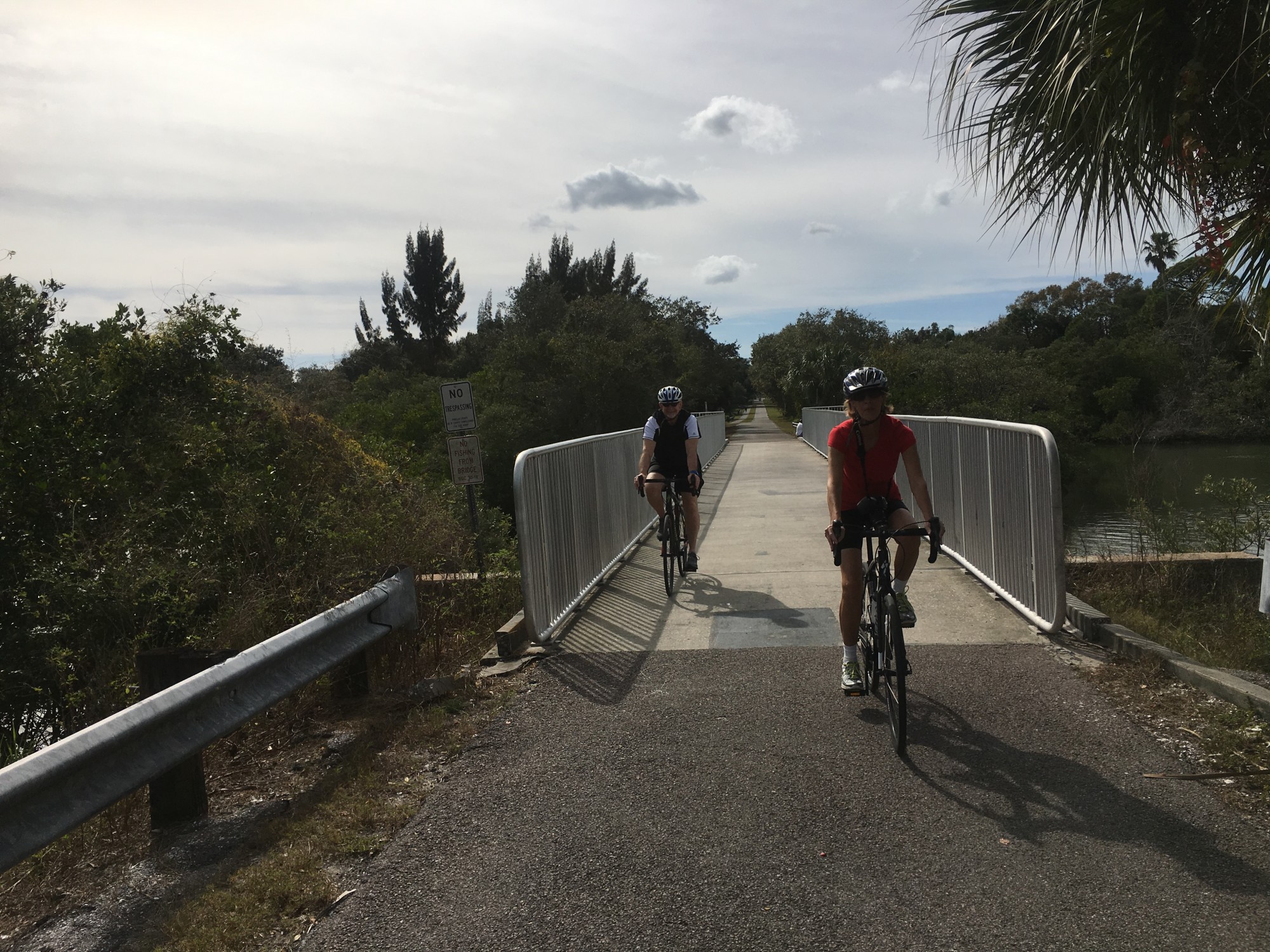 Pedaling the Pinellas Trail with Escape Adventures is awesome fun!