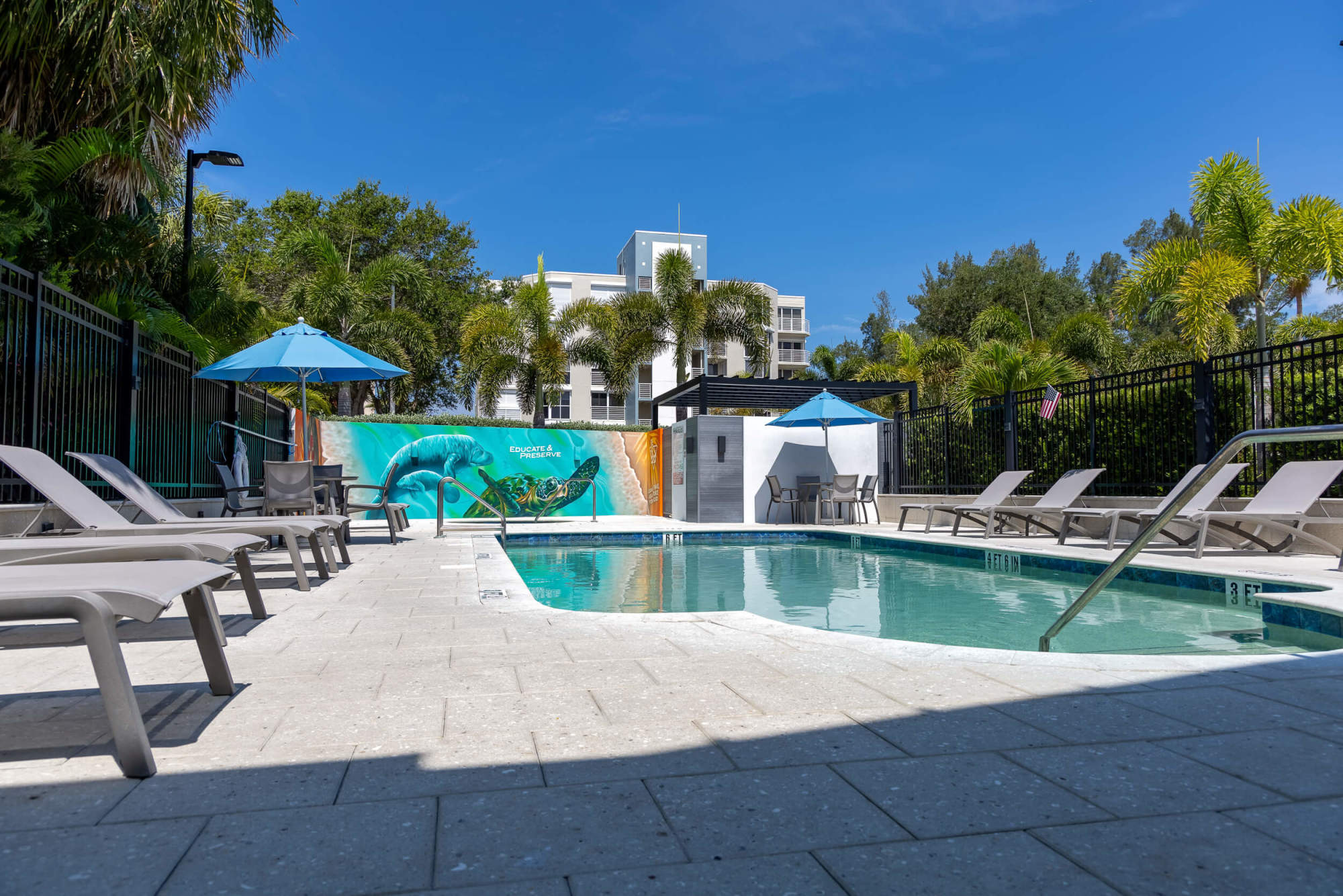 Pool mural