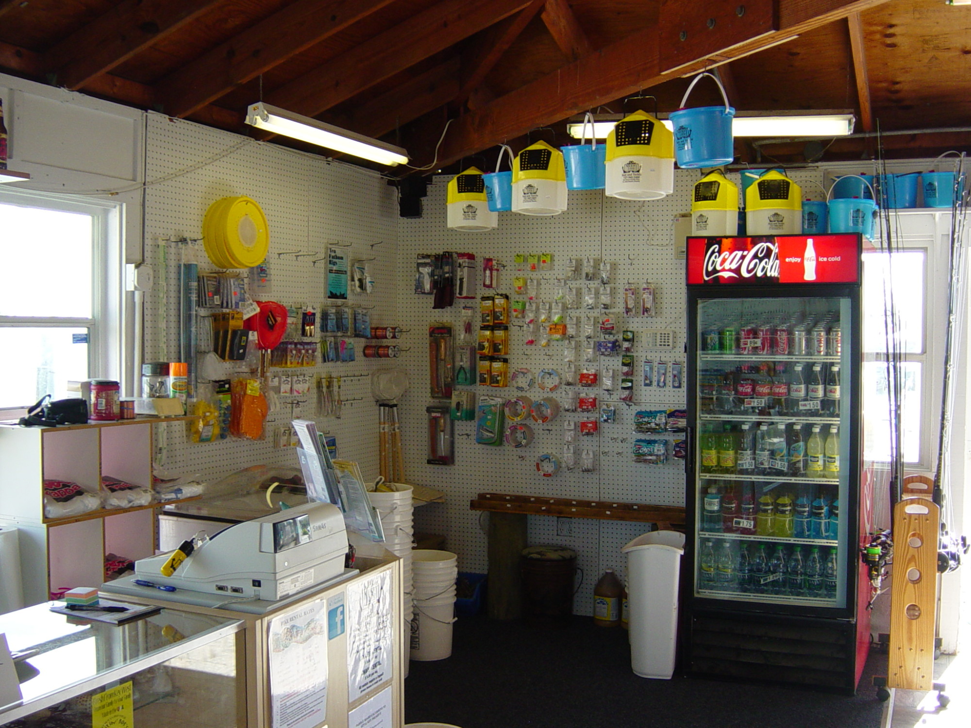 Inside of Bait and Tackle Shop