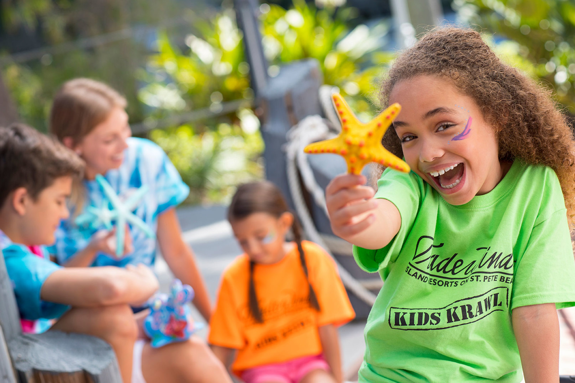Kids love nonstop fun from pirate shows and poolside movies to crafts and drop-off camps