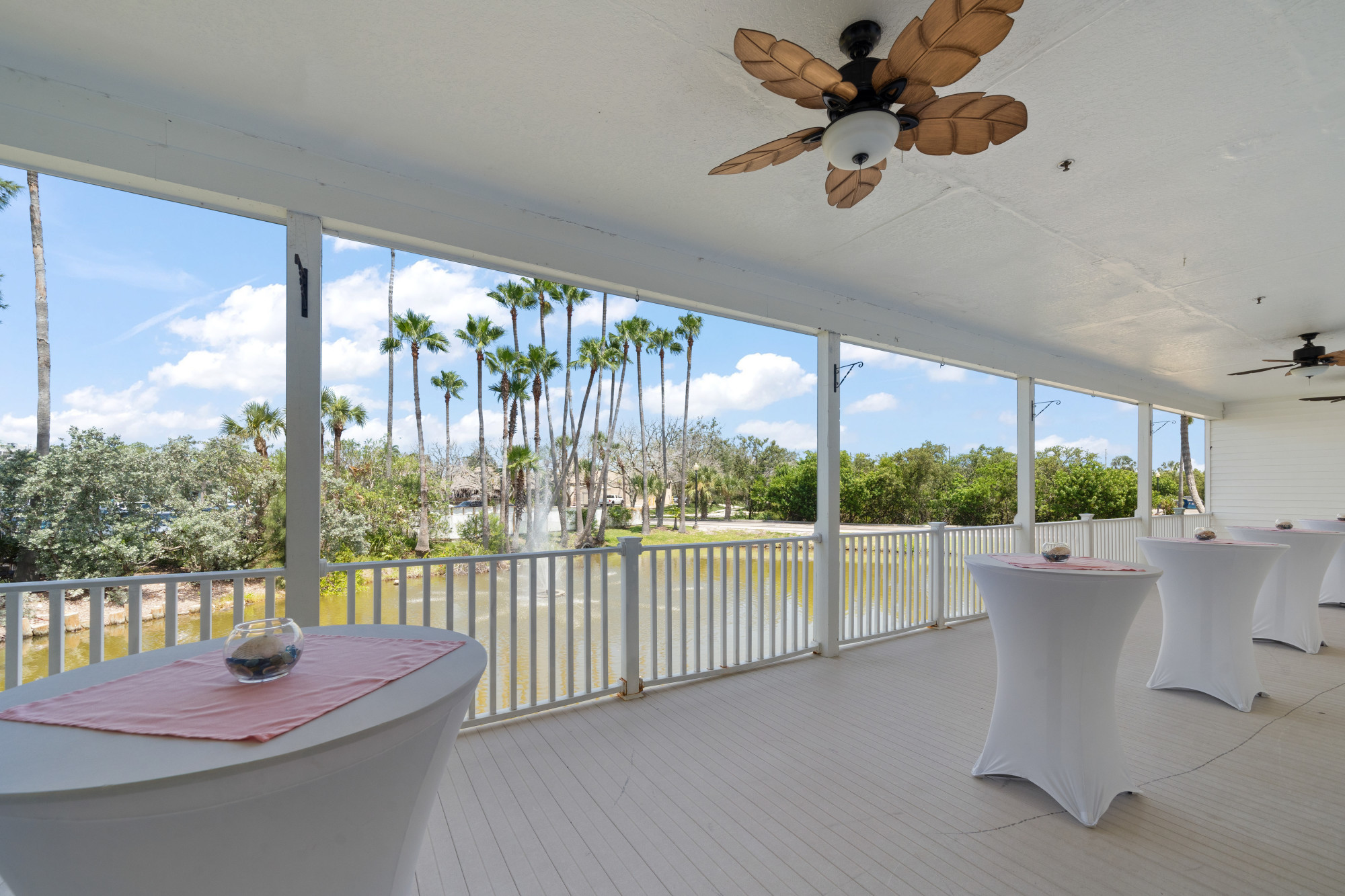 Outside patio of Key West Center