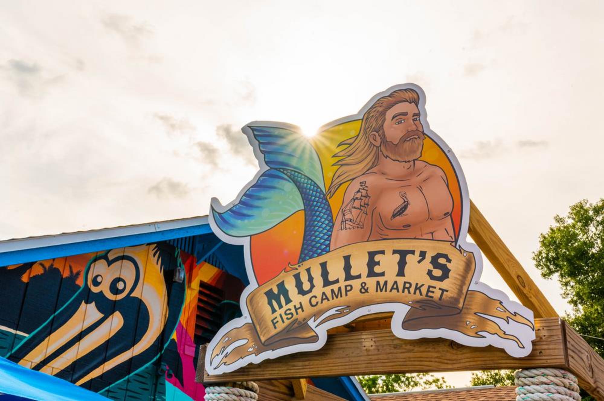 Mullet's Fish Camp Exterior