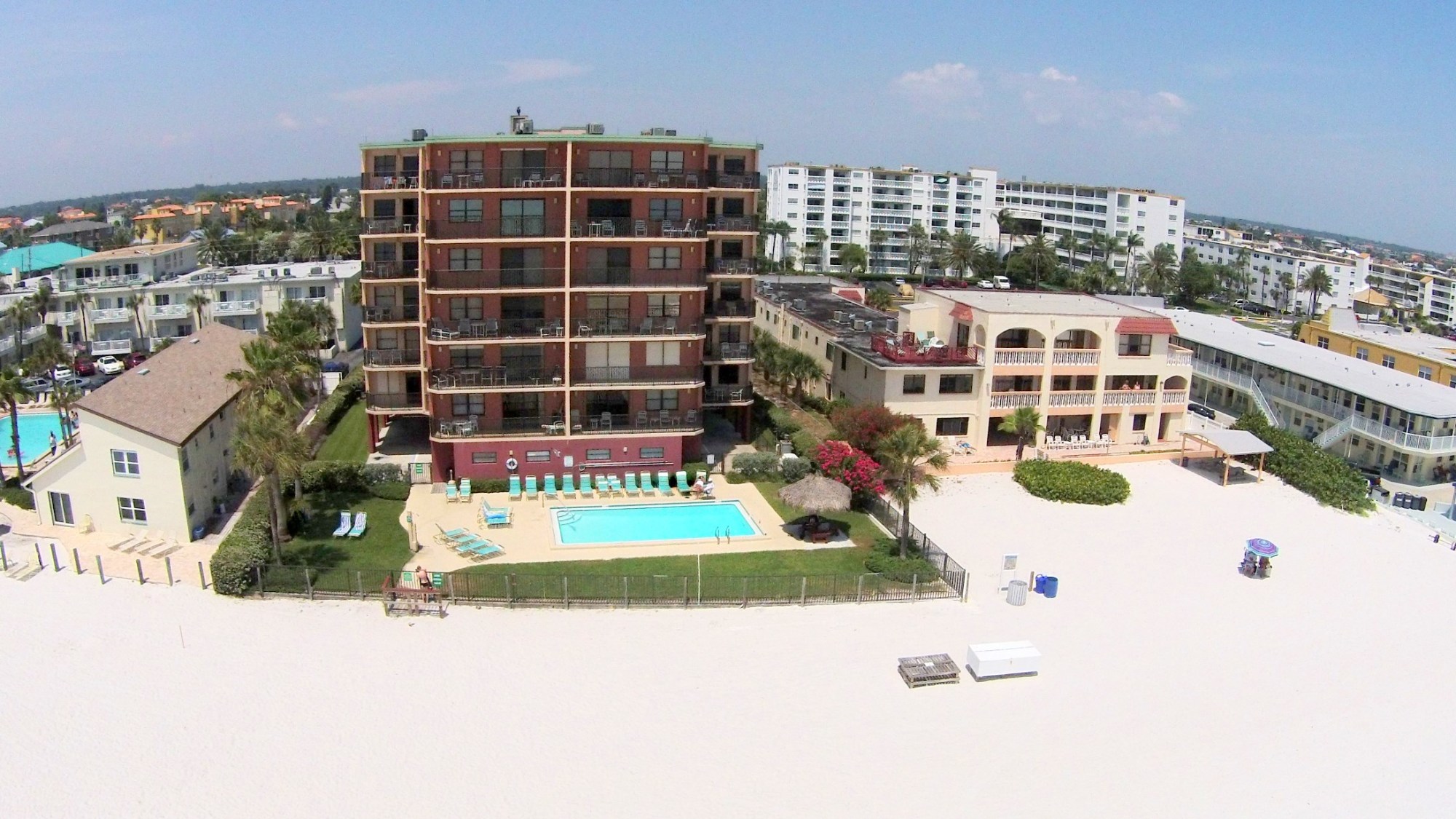 Caprice on popular St. Pete Beach - Beach front with a beautiful pool area