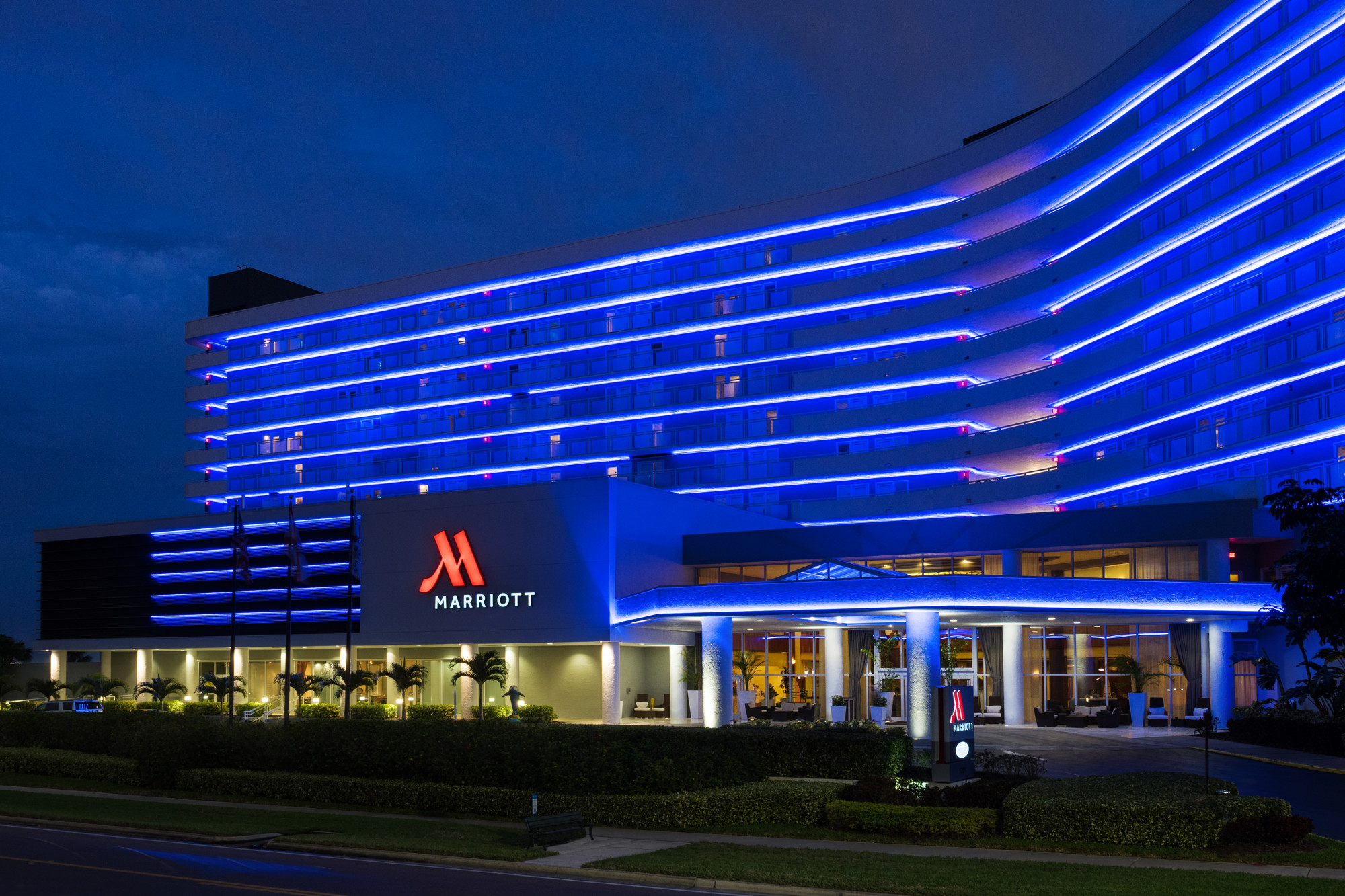 Nighttime Exterior