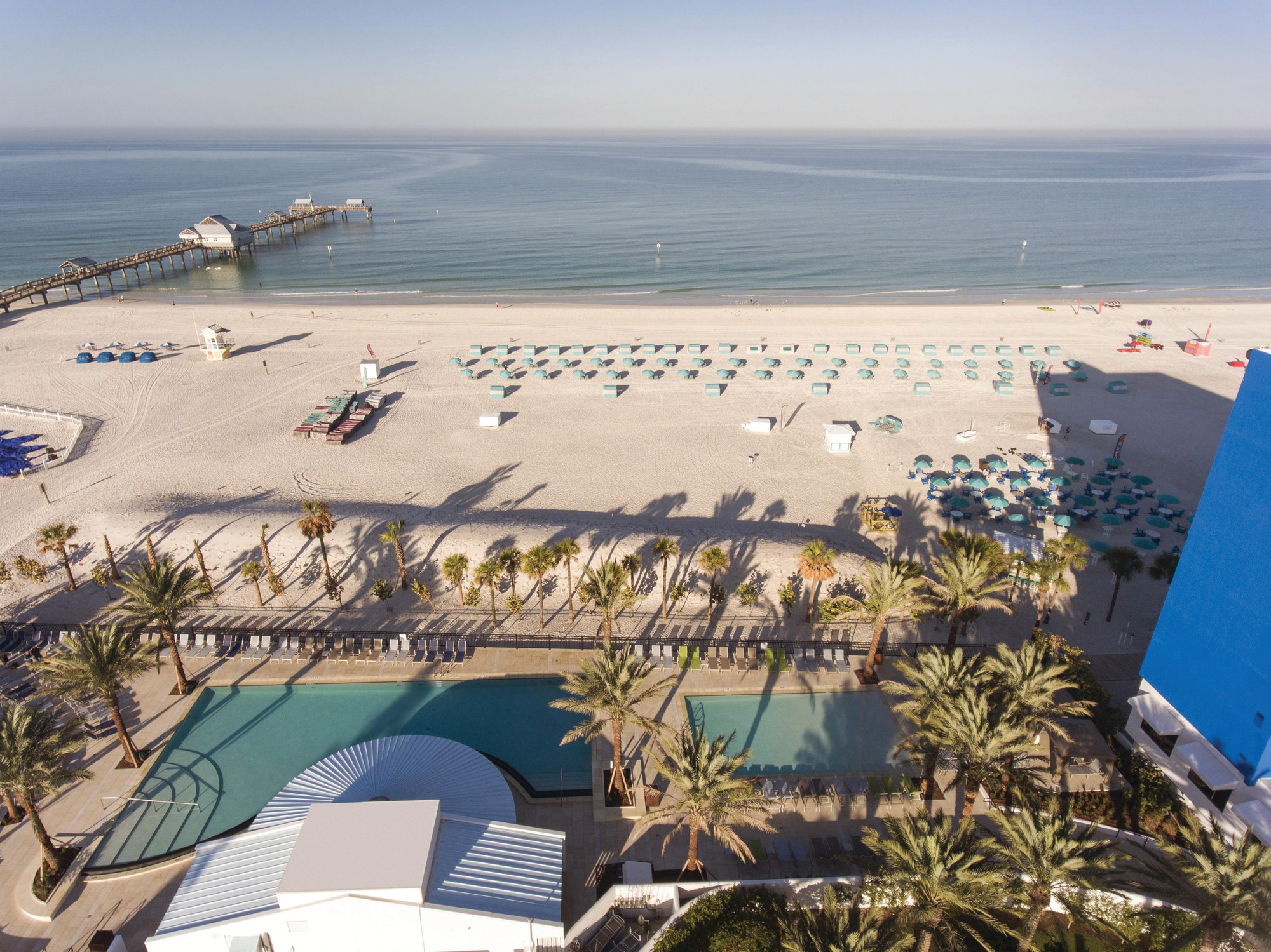 Aerial Pool View