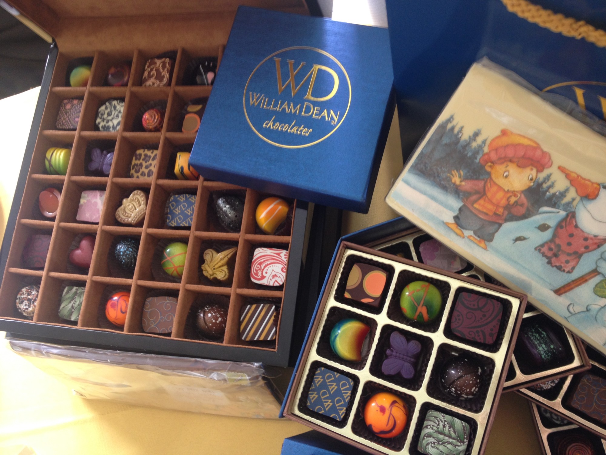 a shot of their chocolate delights at Enjoy Arts and Tastes 2013