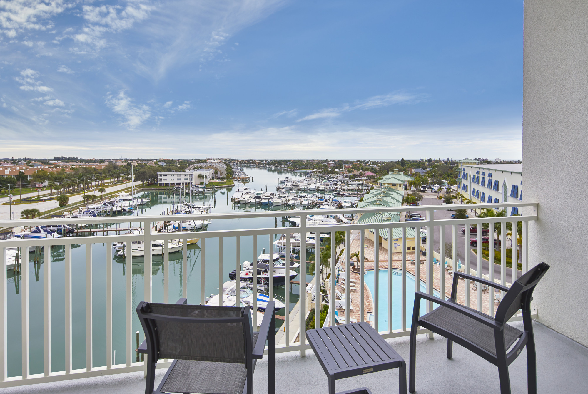 Water View King Suite Balcony