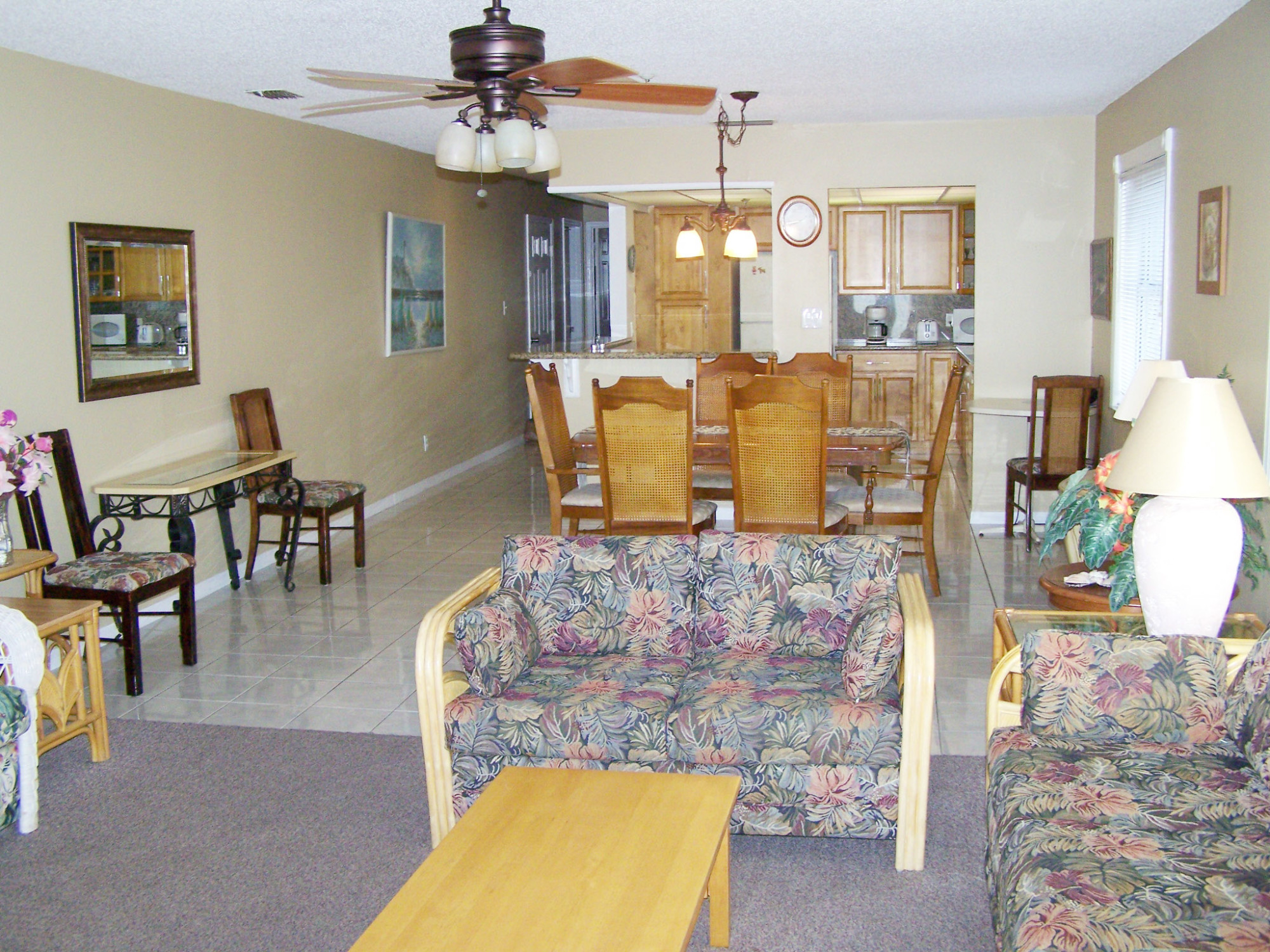 Inside condo
