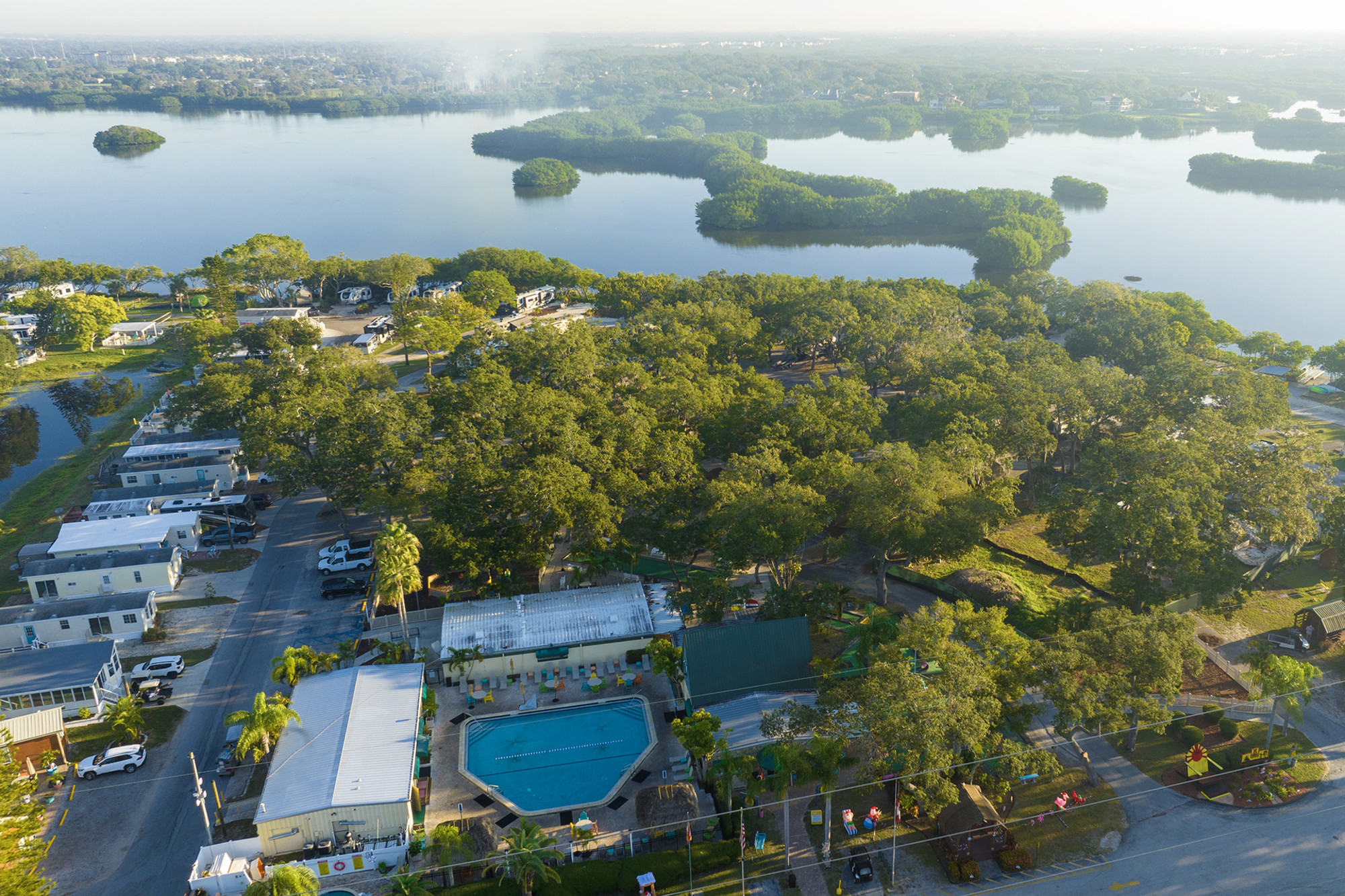 Located on the Long Bayou
