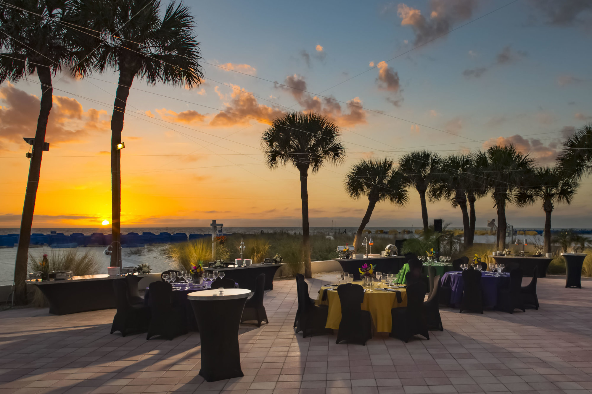 Views of St. Pete Beach, Breck Deck is 2,200 sq. ft. and only steps away from St. Pete Beach.