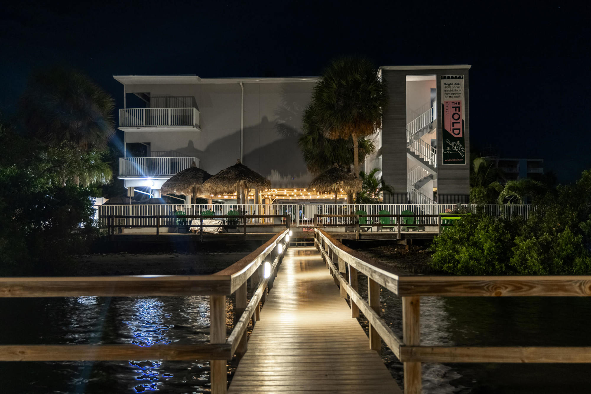Night Time Dock The Fold Indian Shores