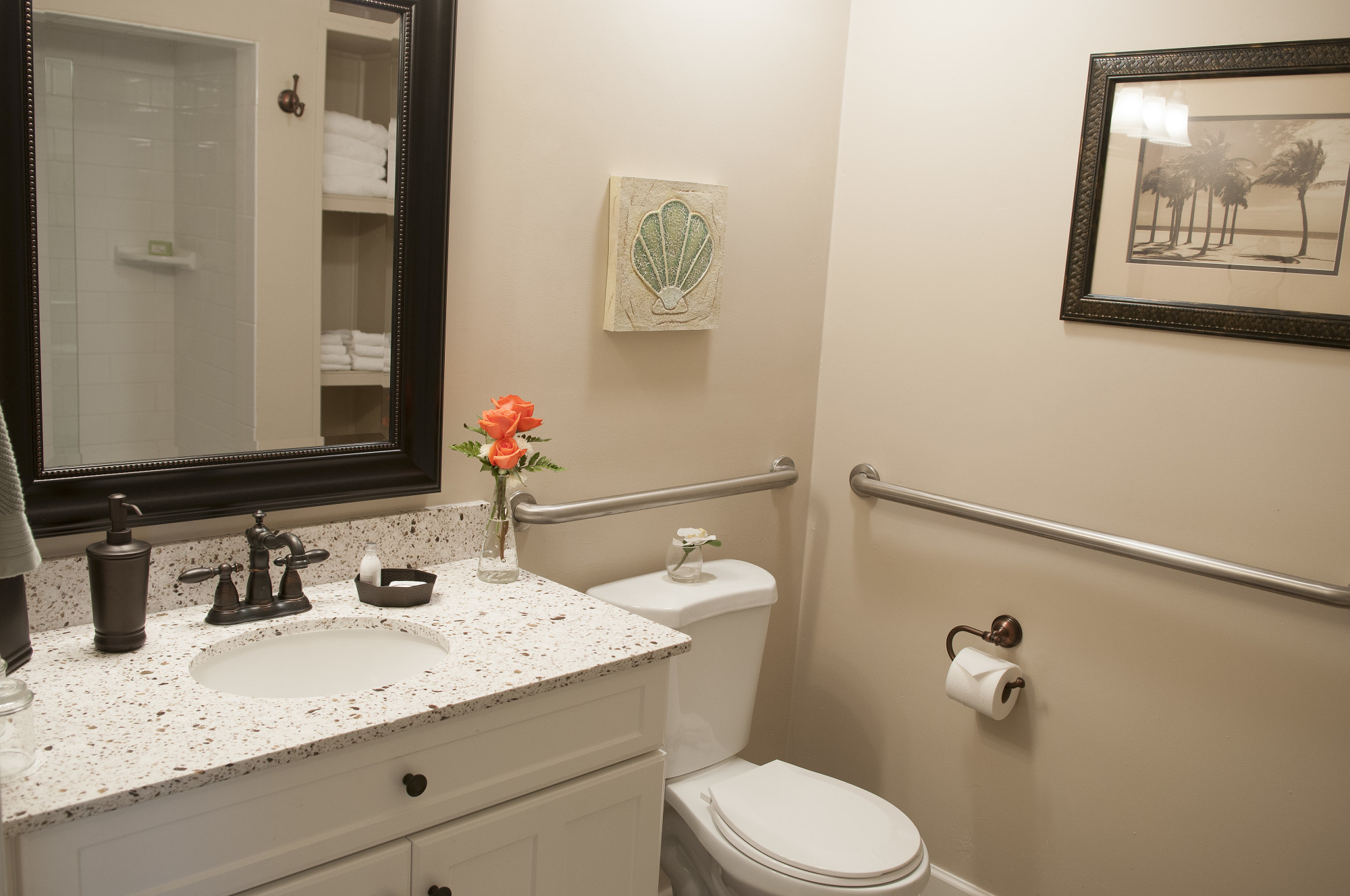 Waterfront Presidential Bathroom w/ Walk-in Shower