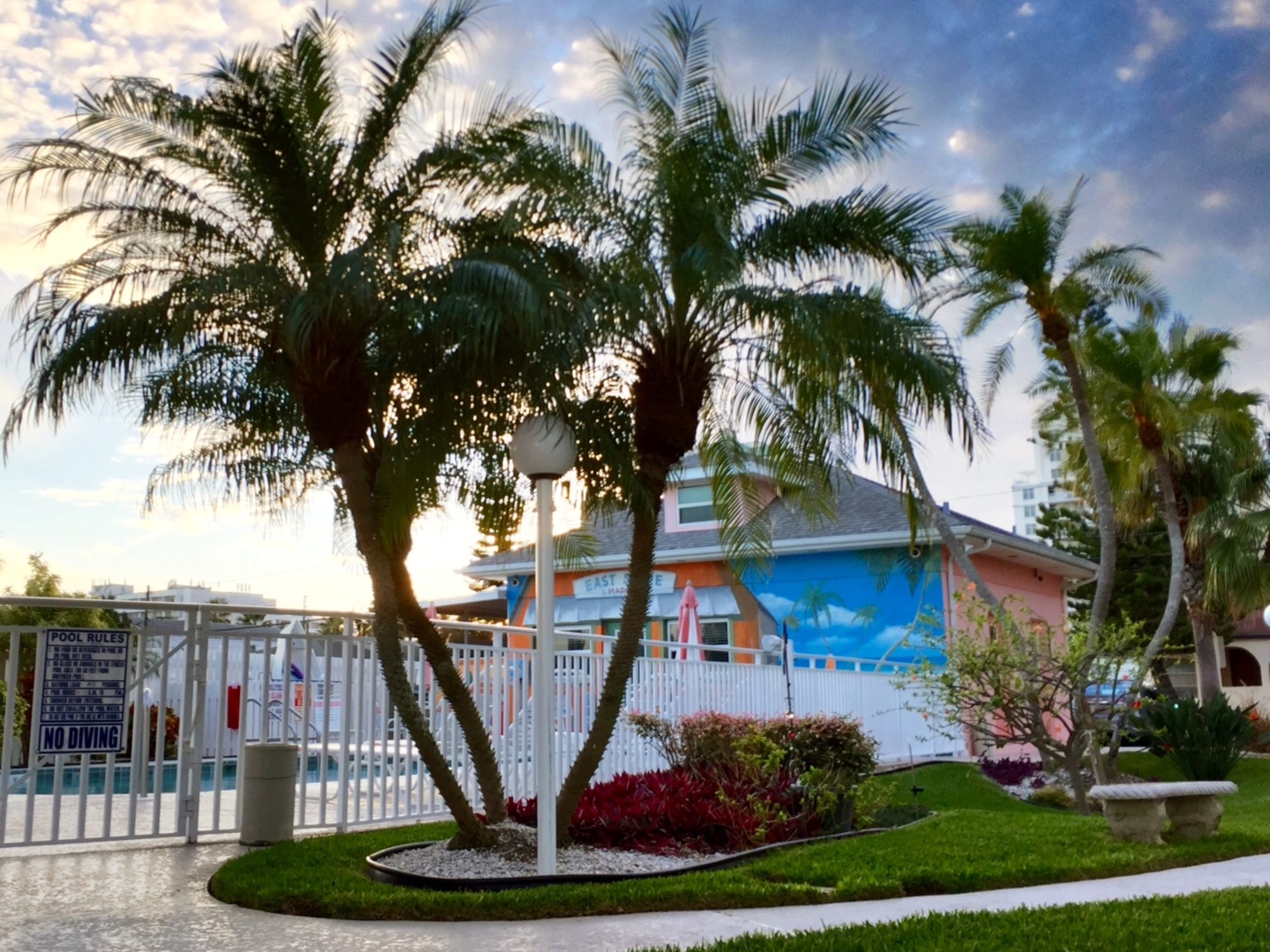 View of Pool Area from Patio