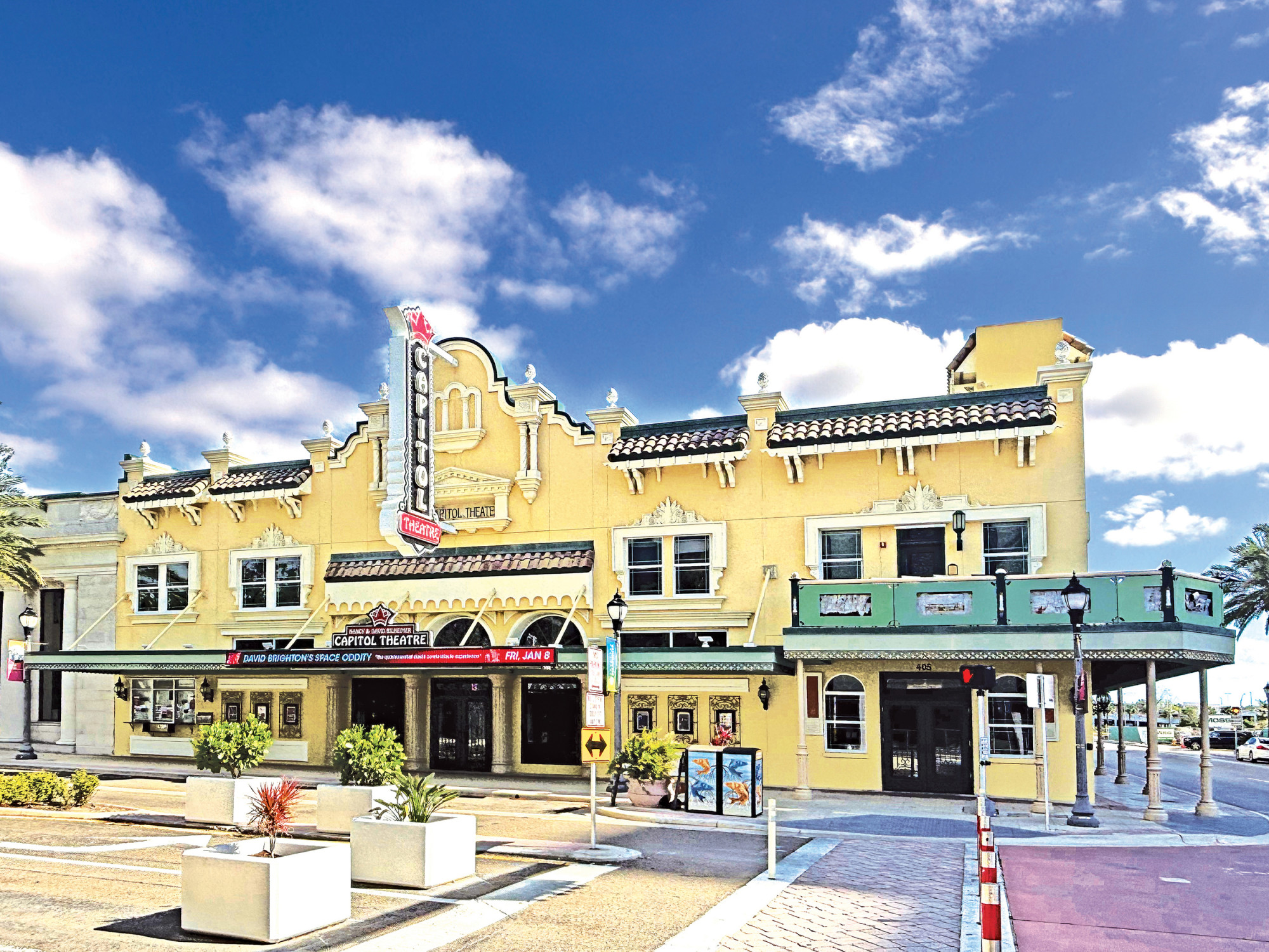 Nancy and David Bilheimer Capitol Theatre exterior daytime