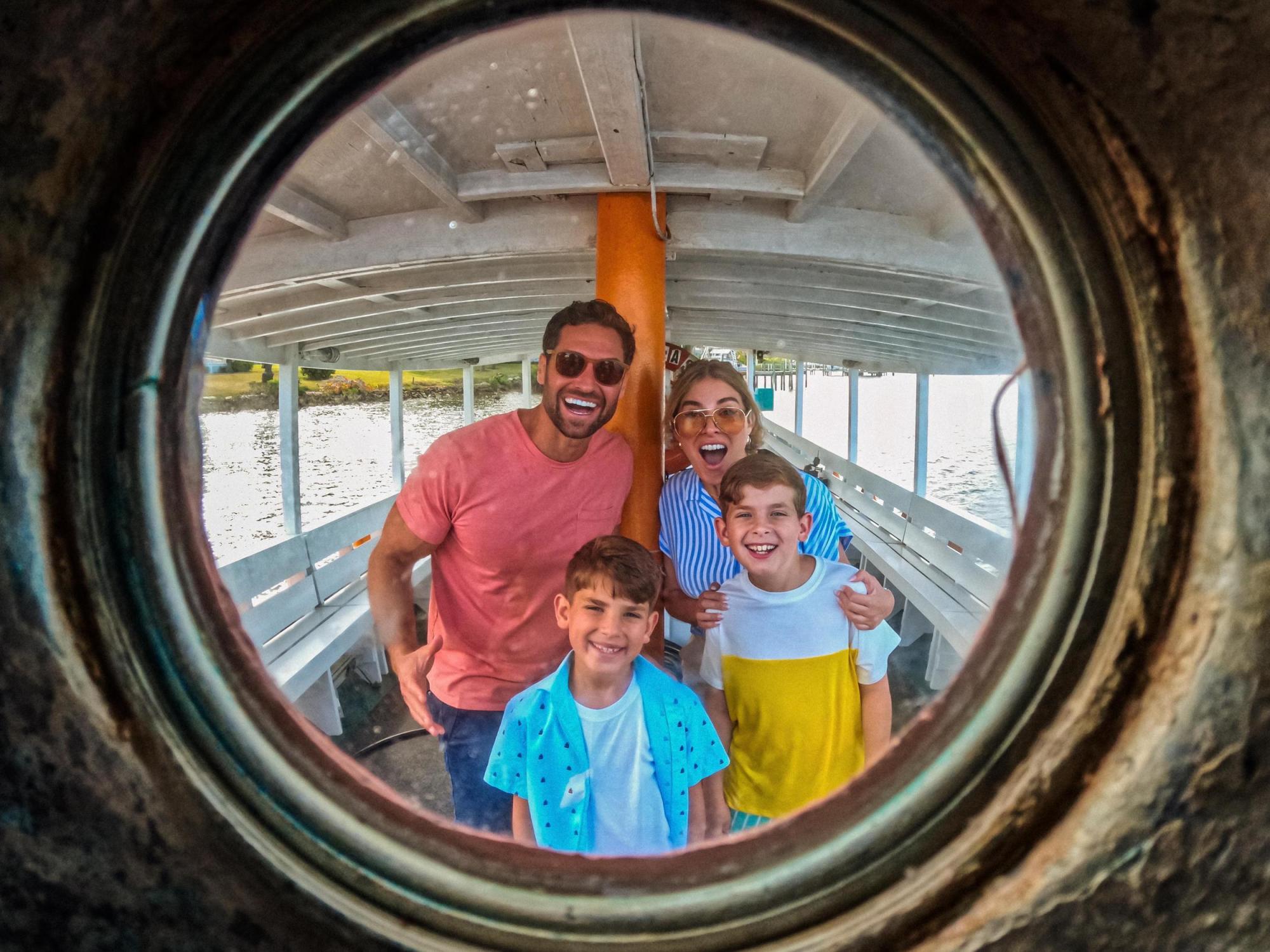 St. Nicholas Boat Lines family in porthold