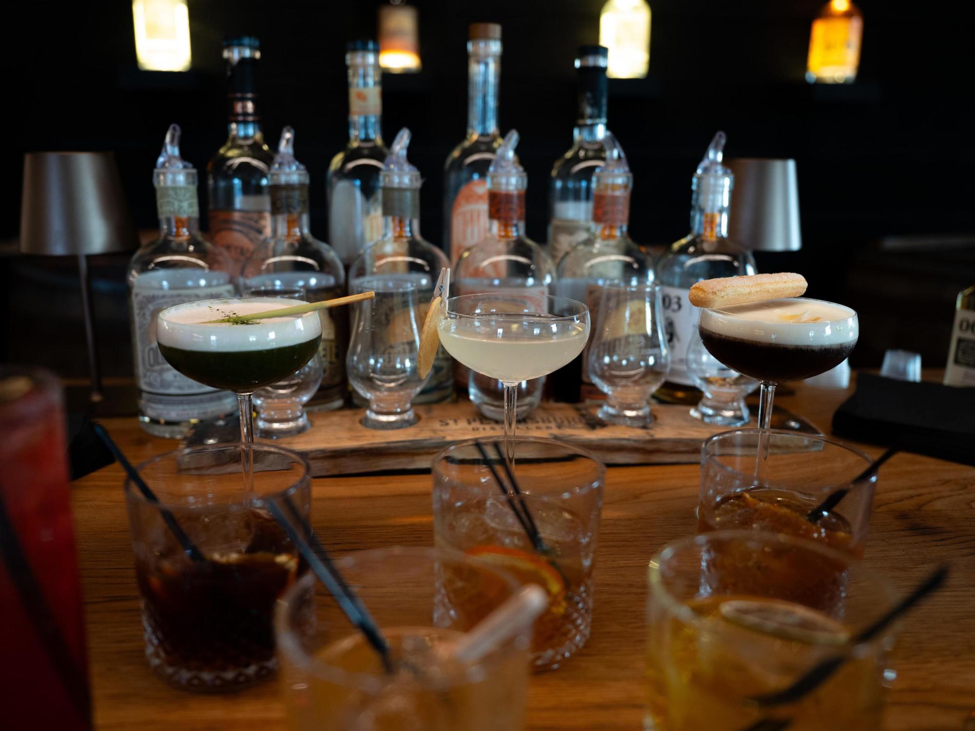 St. Petersburg Distillery Many Drinks