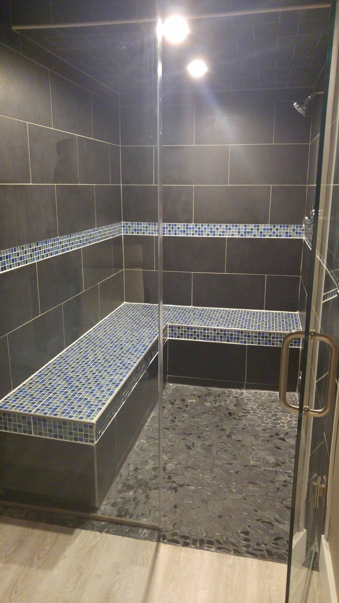 Brand new co-ed steam room