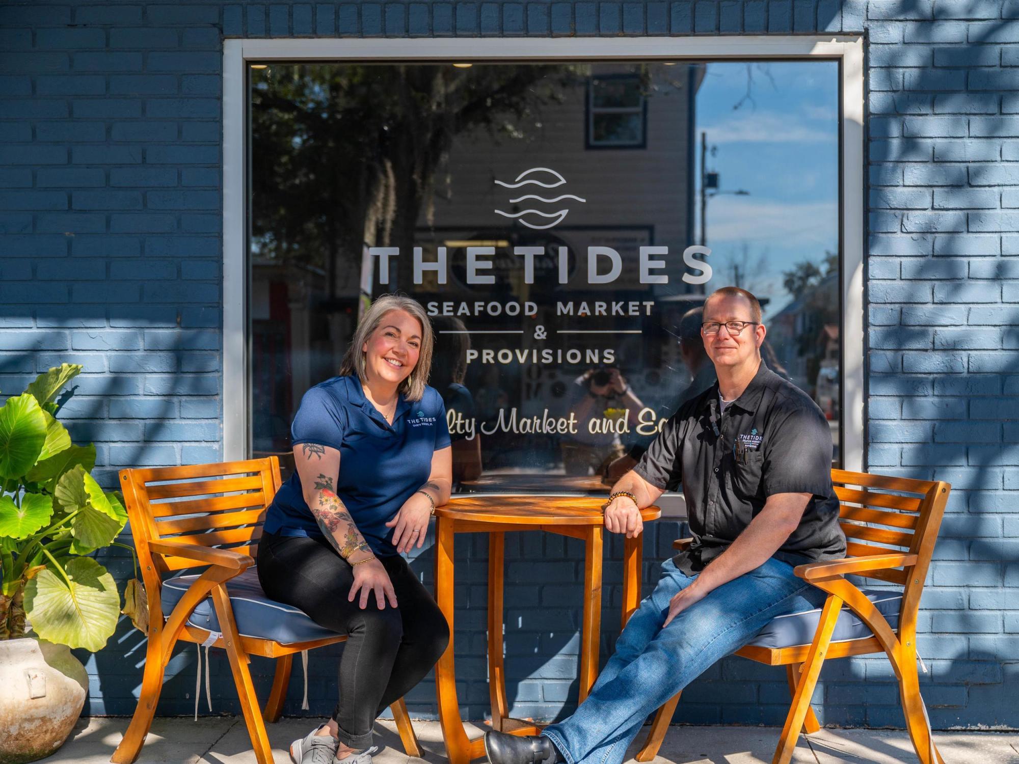 tides market owners Mary-Kate and Chef Jon Walker