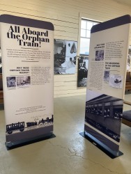 ALL ABOARD THE ORPHAN TRAIN TRAVELING EXHIBIT